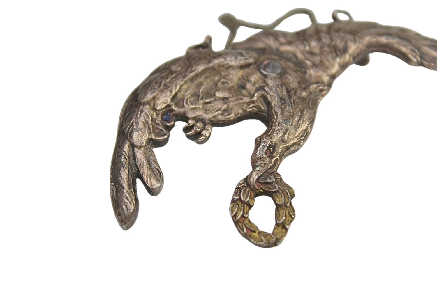 Odznaka gapa pilota Jan Knedler Warszawa Biały Metal