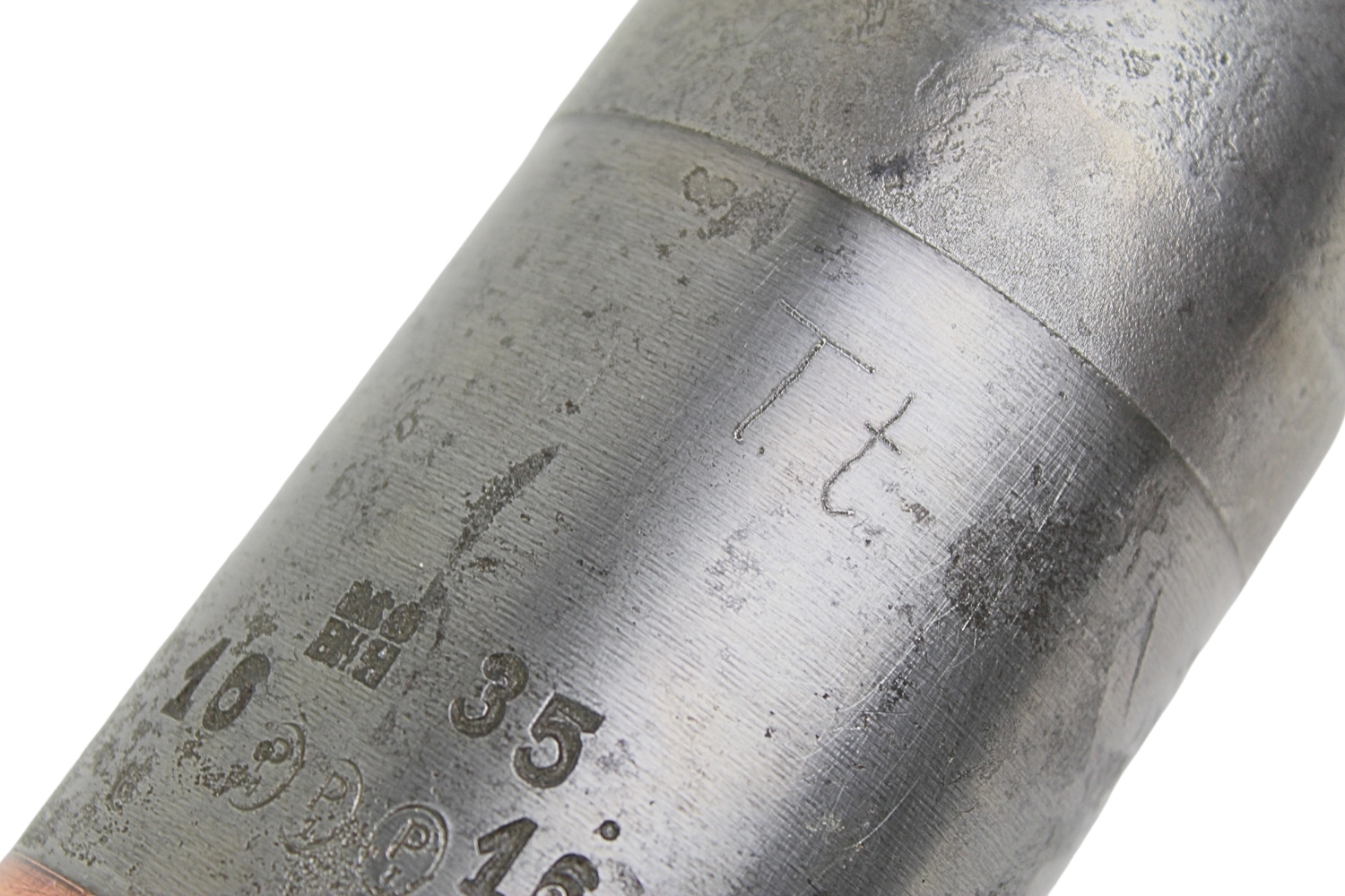 II RP Granat Pancerny wz.1910 Huta Baildon 1935 Skorupa Dekoracyjna Rzadkość