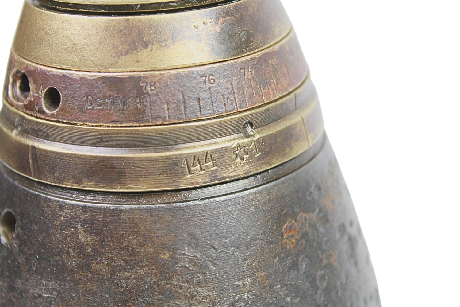 II RP Haubica 100mm wz.14/19P Granato-Szrapnel 100mm wz.14 Skorupa Dekoracyjna Rzadkość