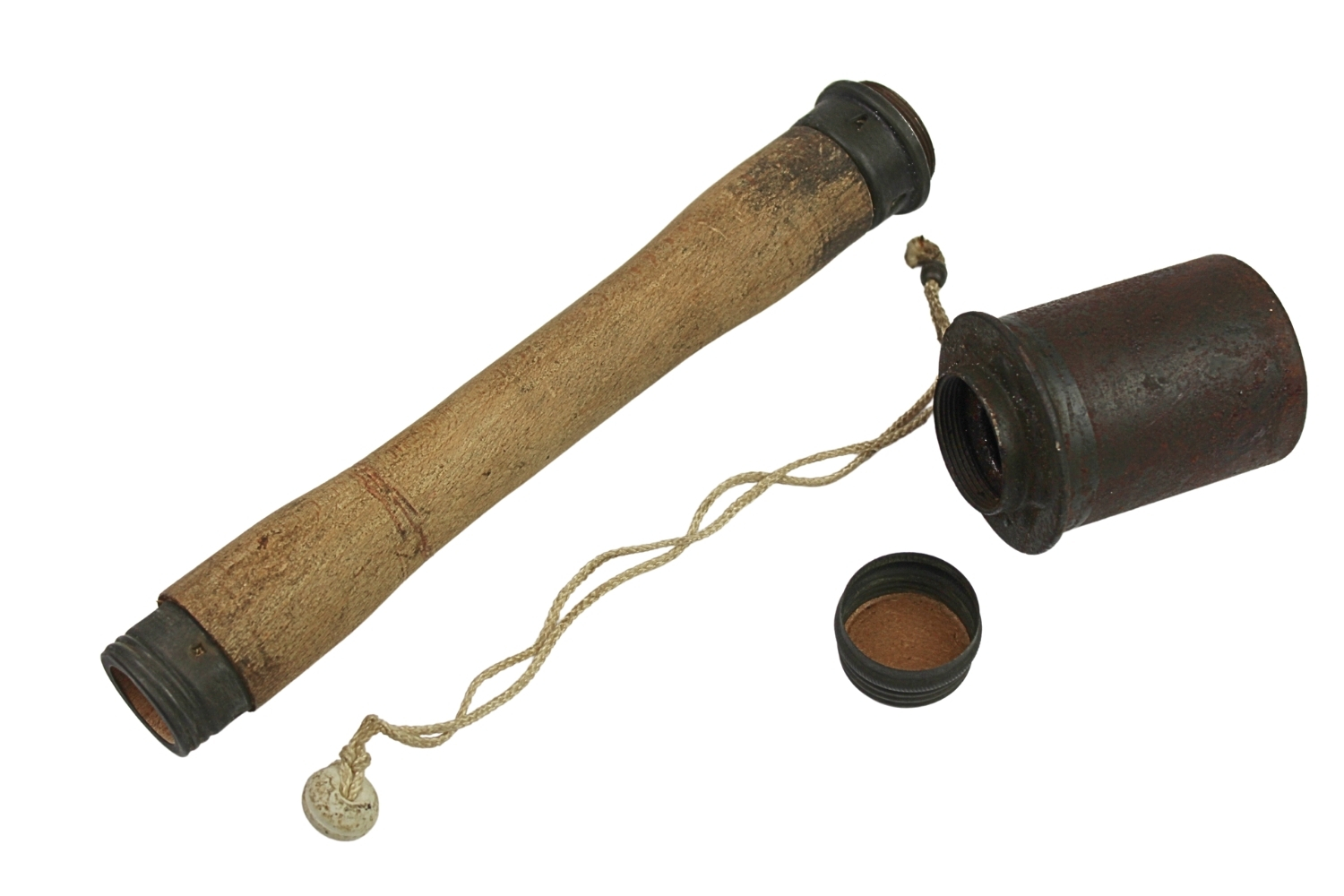 Granat niemiecki M24 Stielhandgranate skorupa dekoracyjna