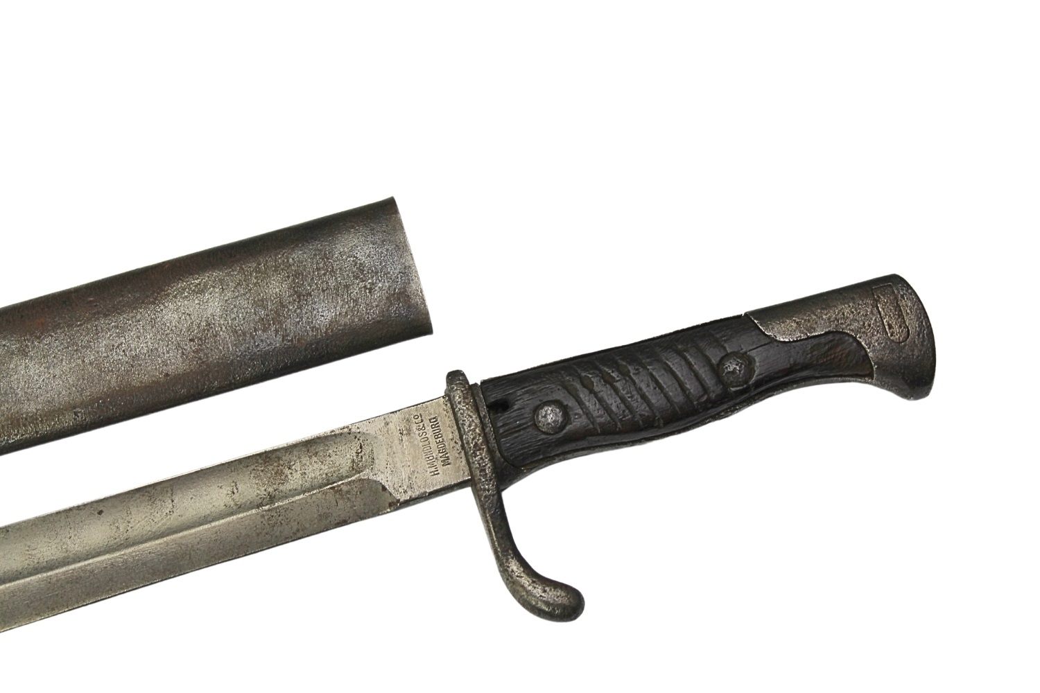 Bagnet niemiecki wz.98 05 „Liść” H.Mundlos&Co Magdeburg 1917