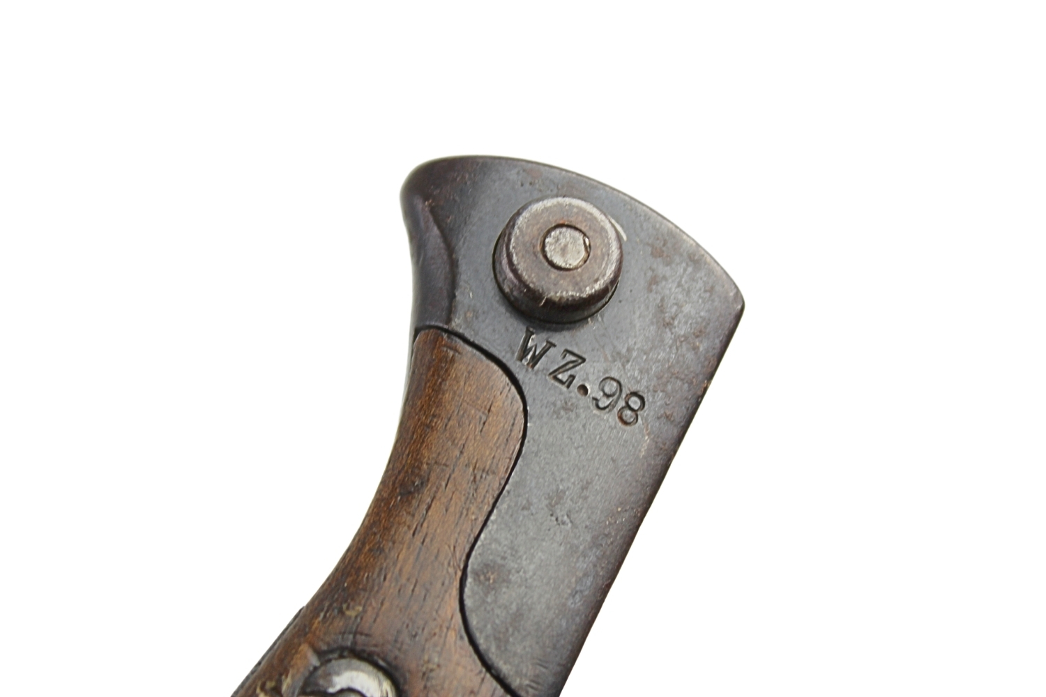 II RP Bagnet wz.98/05 „Liść” z polskim oznaczeniem wzoru