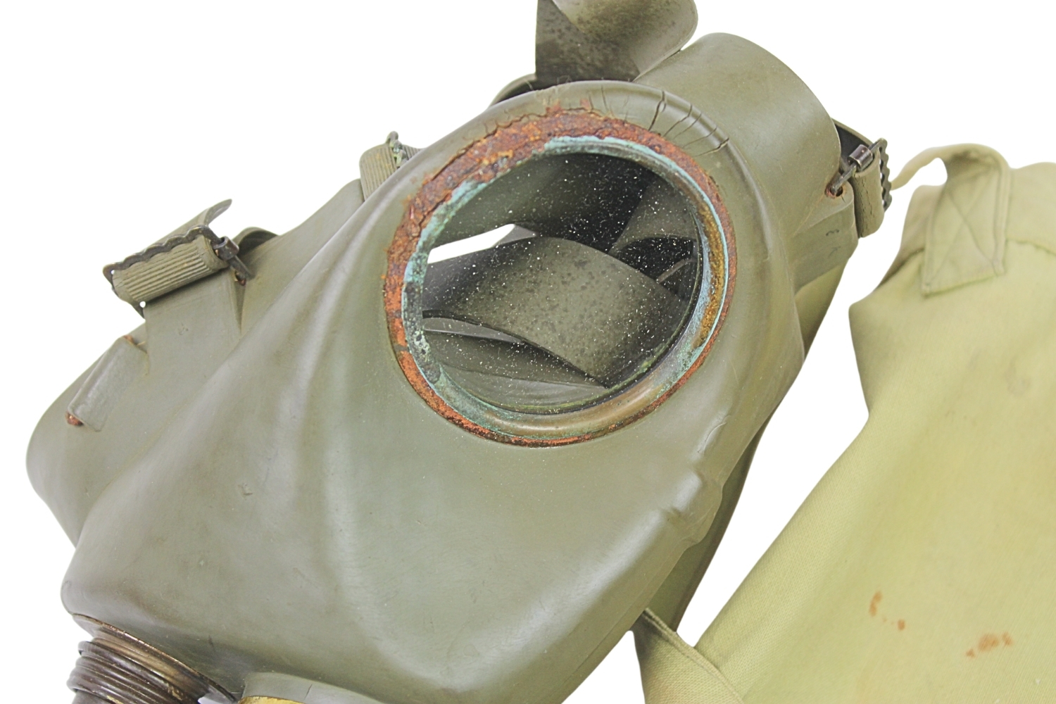 II RP Maska C2 Sanok 1939 dla dzieci z torbą