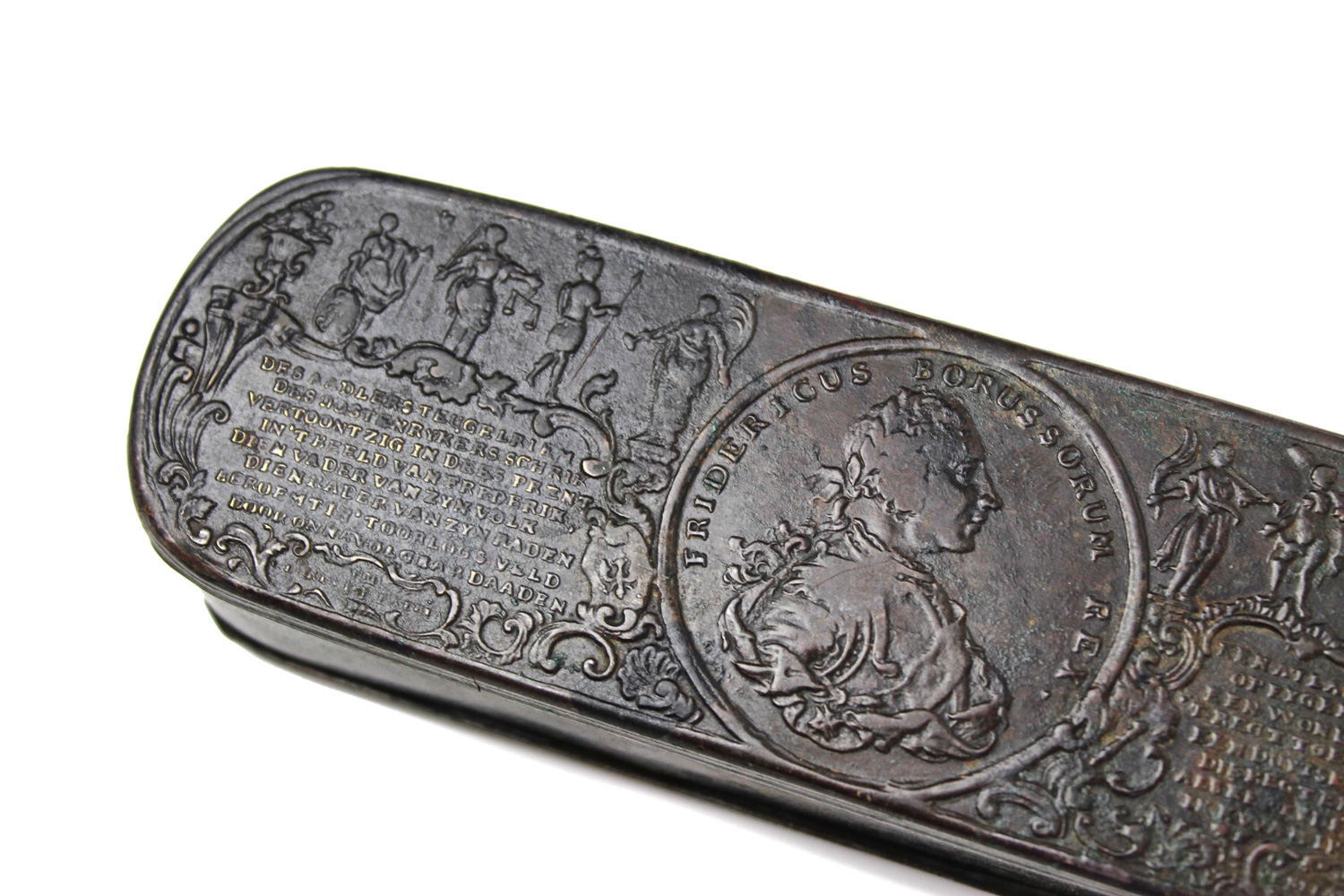 TABAKIERKA FRIDERICUS BORUSSORUM REX XVIII W.