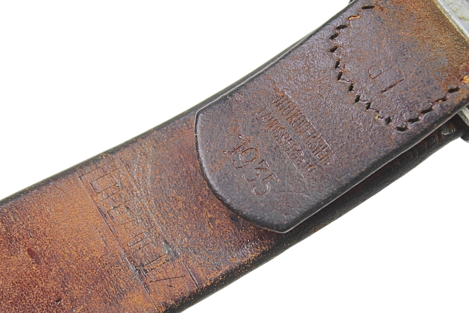 PAS z klamrą LUFTWAFFE 1935/1936 z oznaczeniami żołnierza