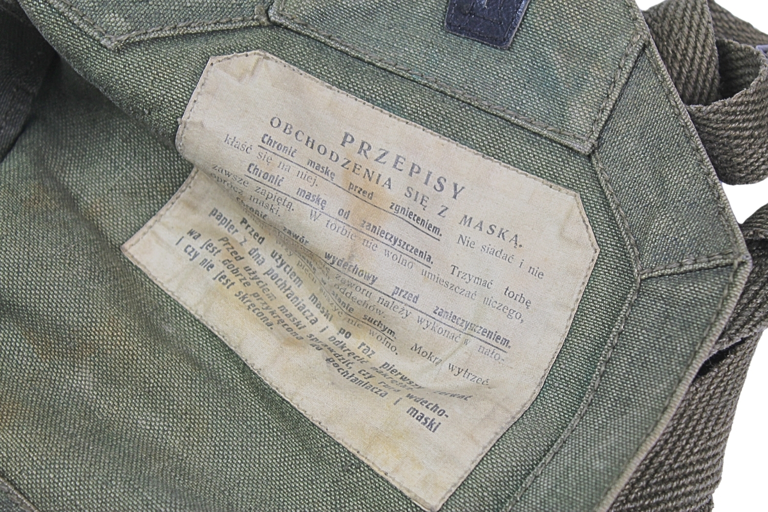 II RP. Torba na Maskę wz.32