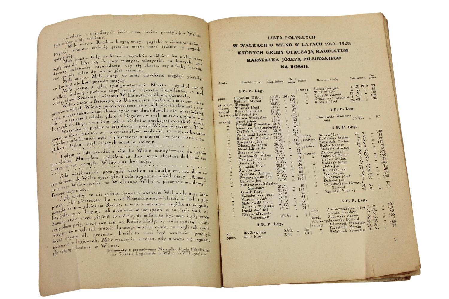 Józef Piłsudski Uroczystości Żałobne w Wilnie 11-12 Maja 1936