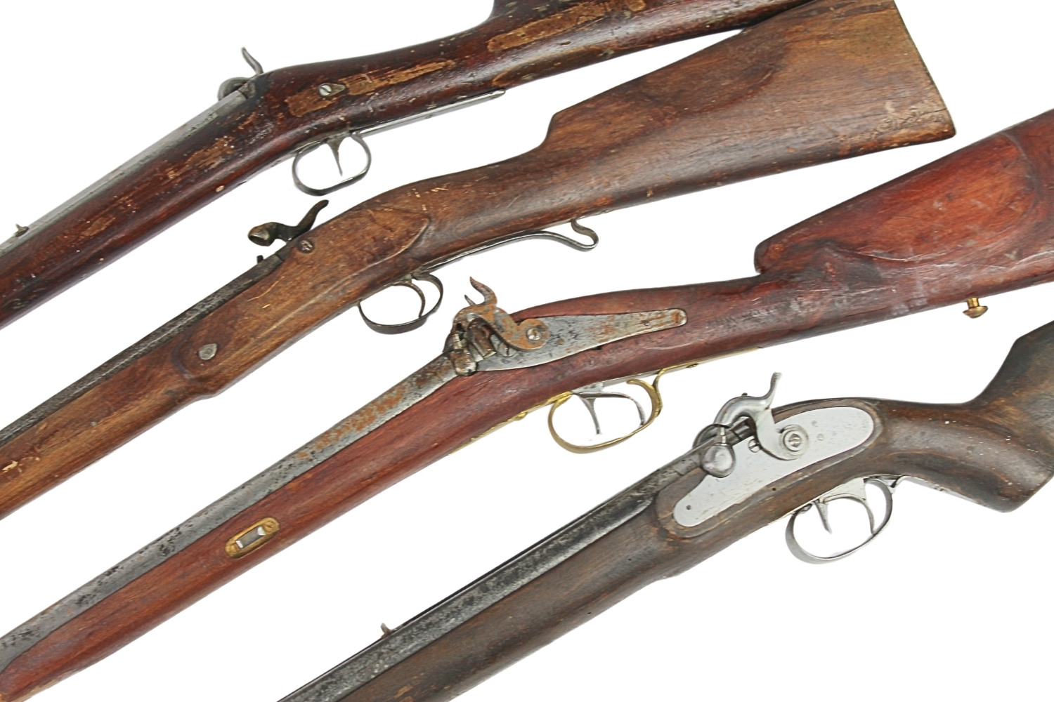 Zestaw karabinów czarnoprochowych