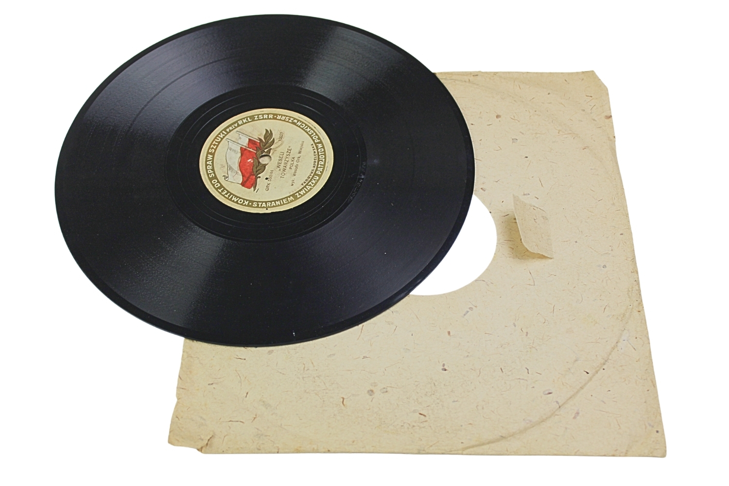 Płyta propagandowa Komitet do spraw sztuki przy RKL ZSRR