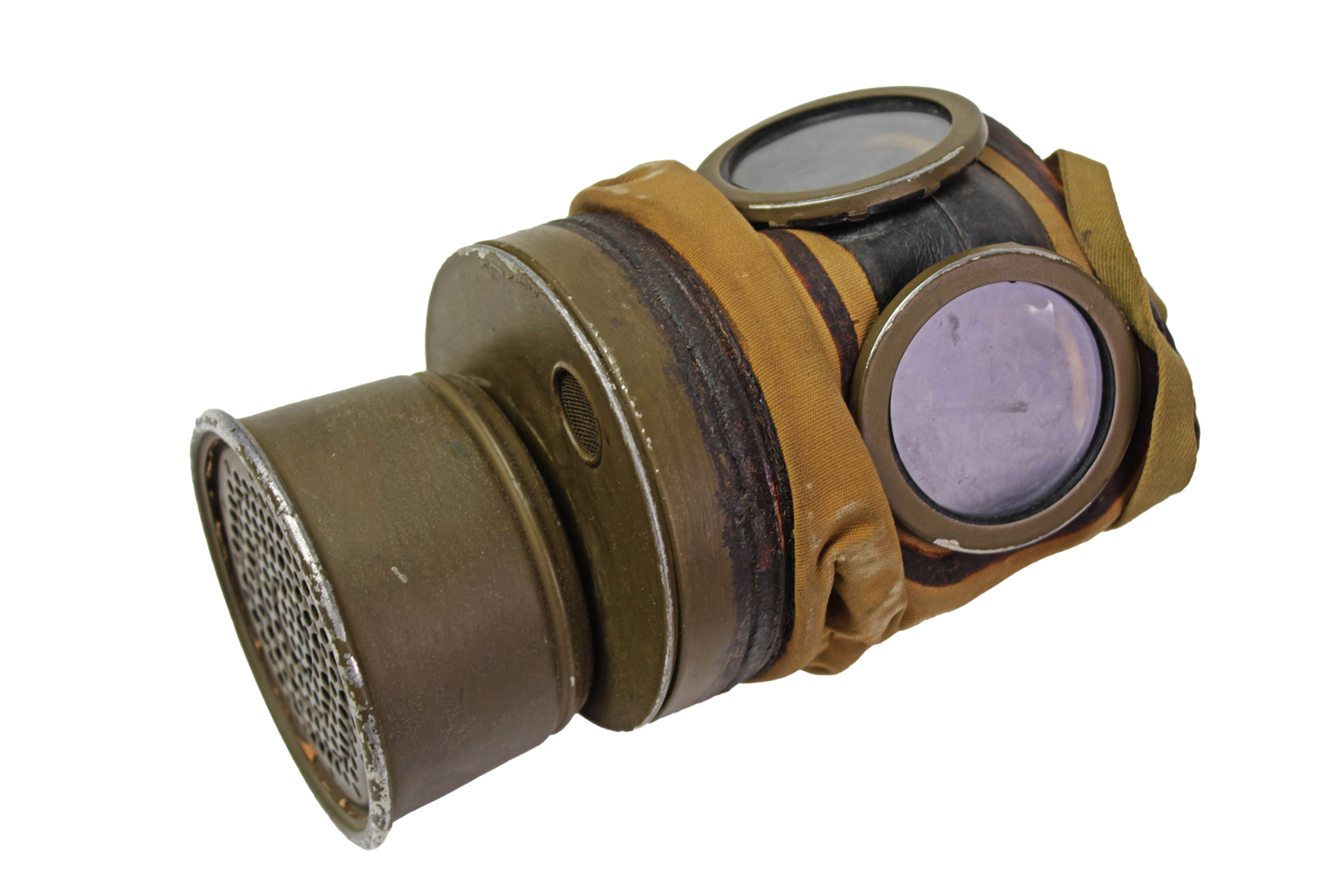 II RP Maska RSC wz.24 z puszką 