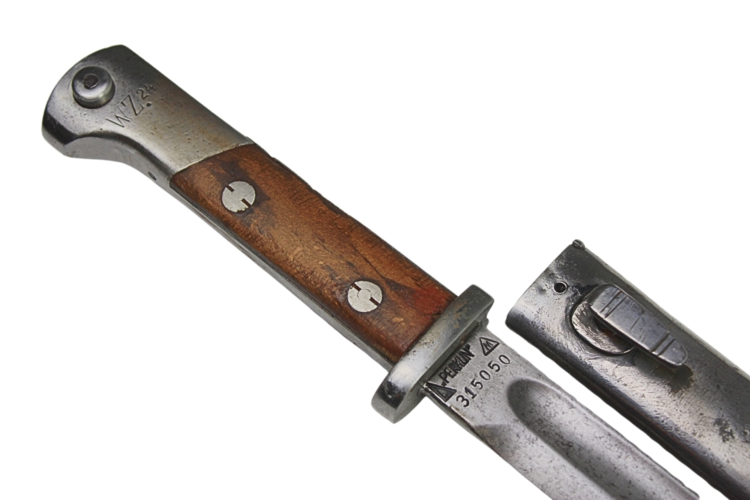 II RP Bagnet wz.24 „Perkun” z oznaczeniem wzoru