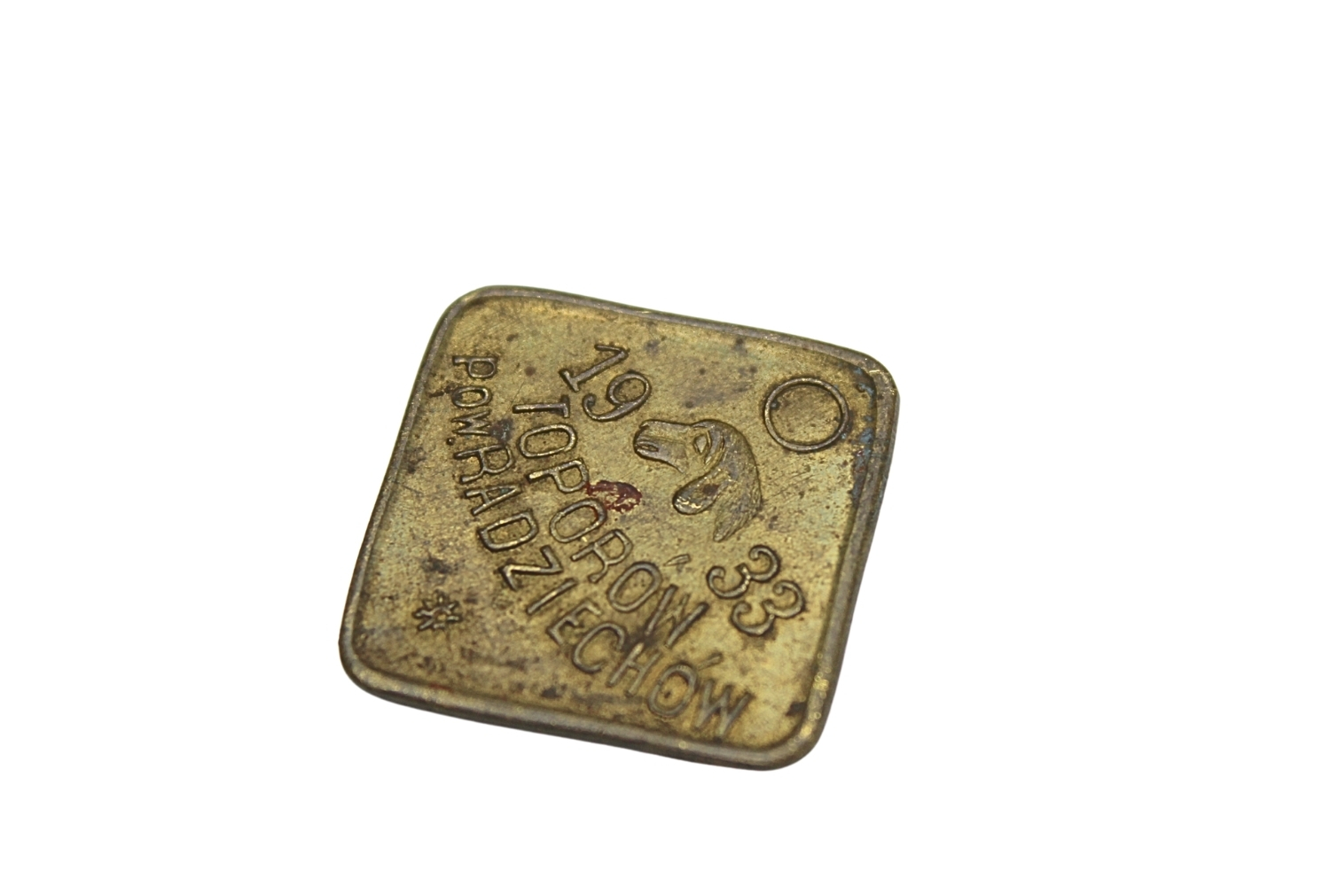 II RP Psi identyfikator Toporów pow. Radziechów 1933