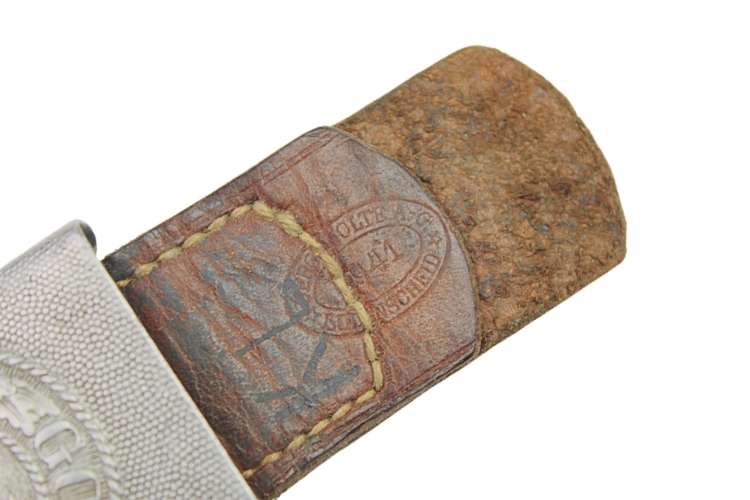 Klamra Wehrmacht ze skórką 1941