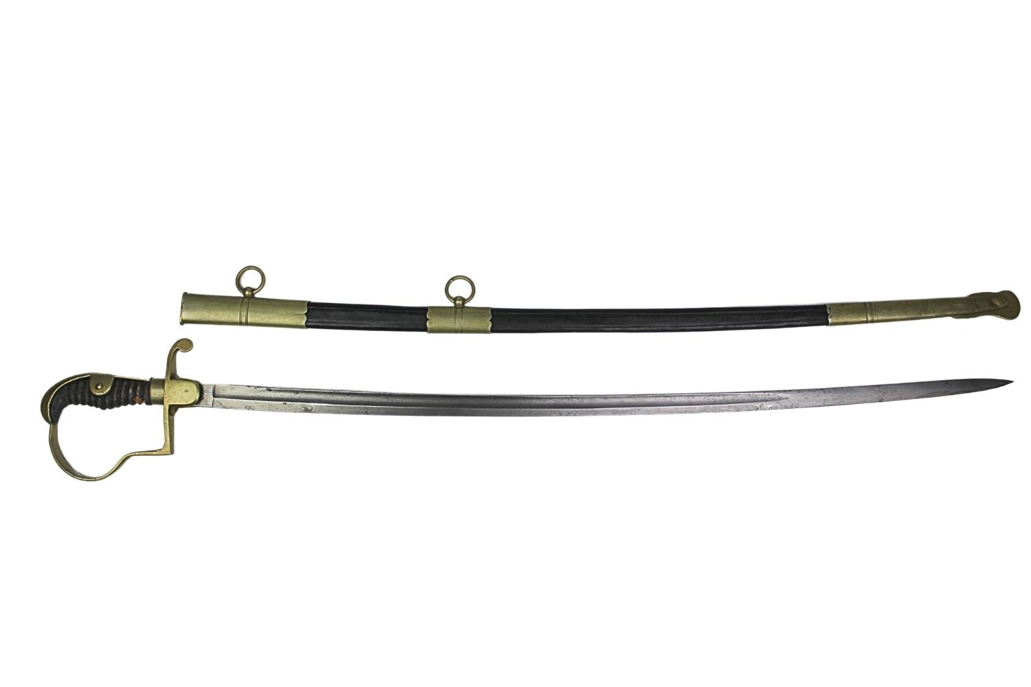 SZABLA SKÓRZANA POCHWA DEKOR