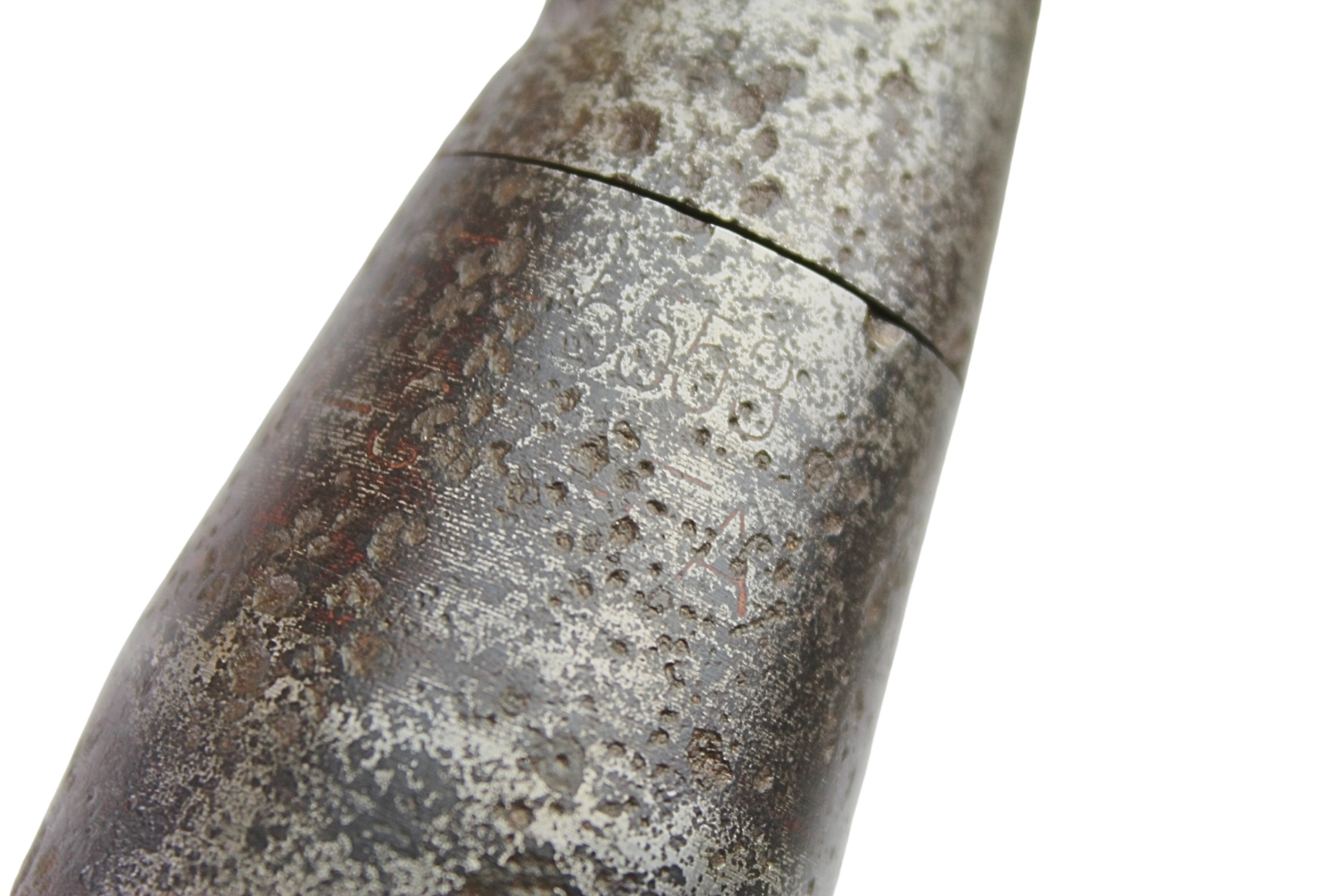 II RP Nabój testowy Bofors 40mm wz.36 Bateria Laskowskiego Hel skorupa dekoracyjna