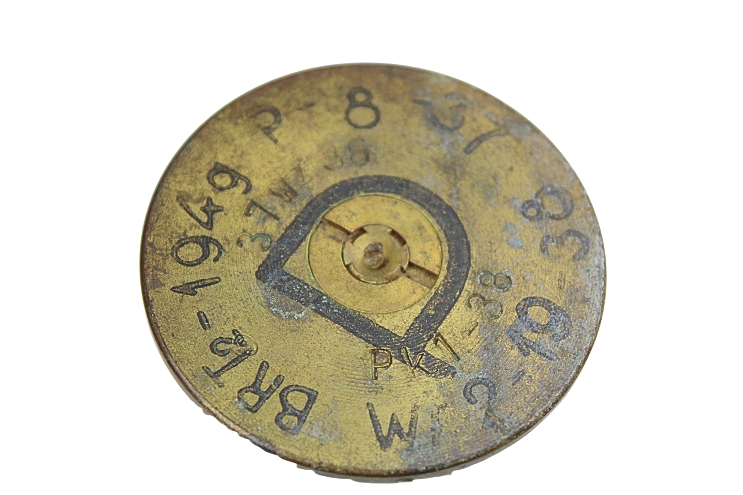 II RP Nabój BOFORS WZ. 36 37 MM Skorupa Dekoracyjna STAN