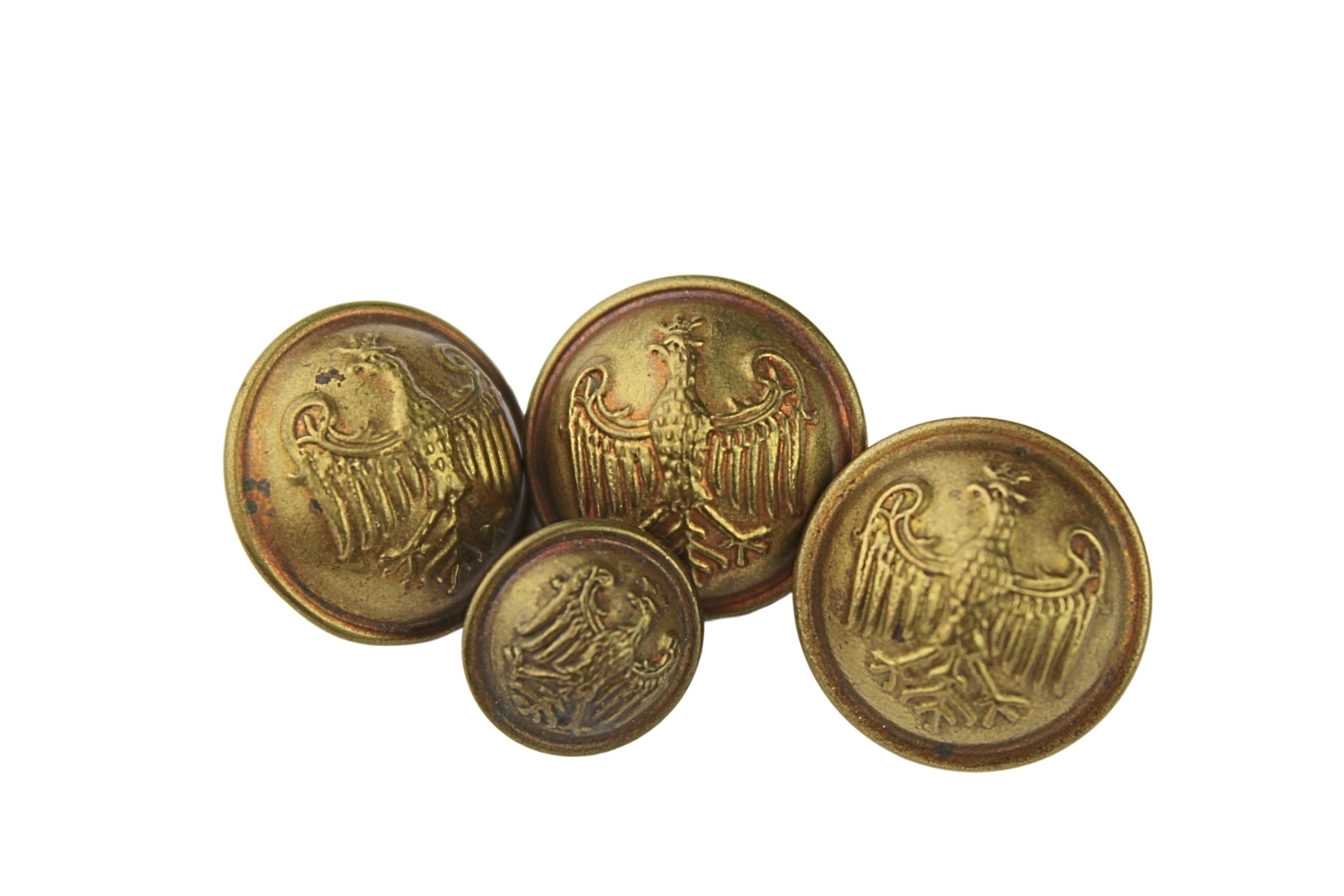 II RP Zestaw guzików w typie hallerowskim Polonia S.C.