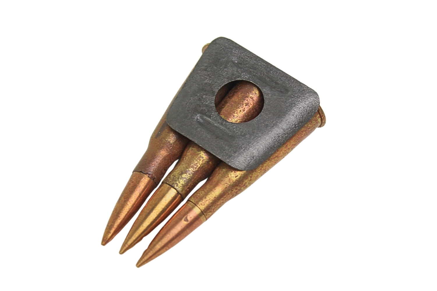 II RP Łódka z amunicją dekoracyjną Kb. Berthier