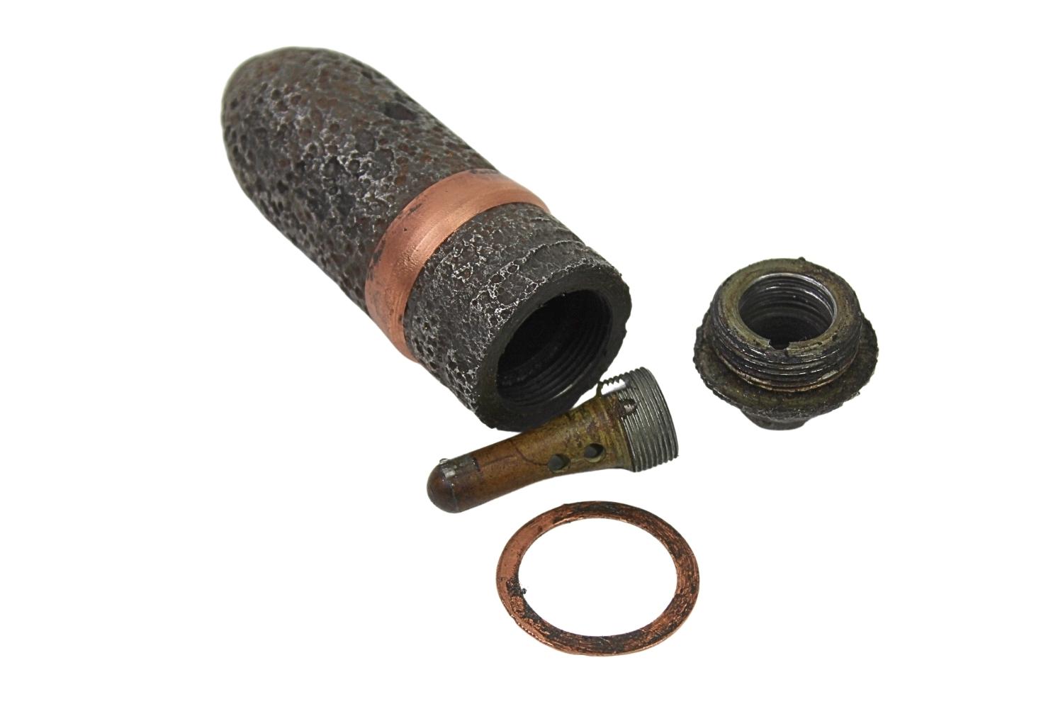 II RP pocisk Bofors 37mm wz.36 Skorupa Dekoracyjna