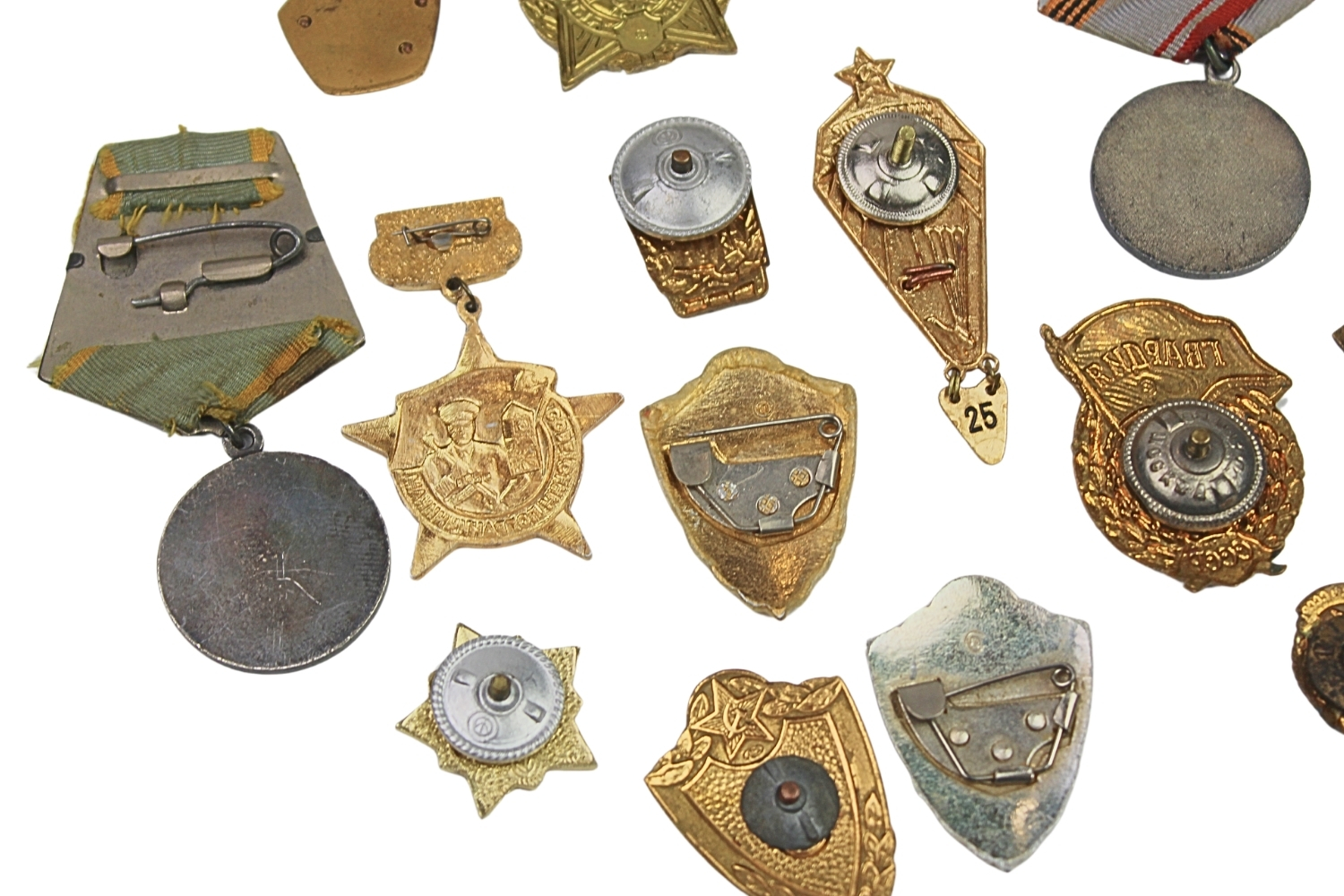 Duży zestaw odznaczeń ZSRR