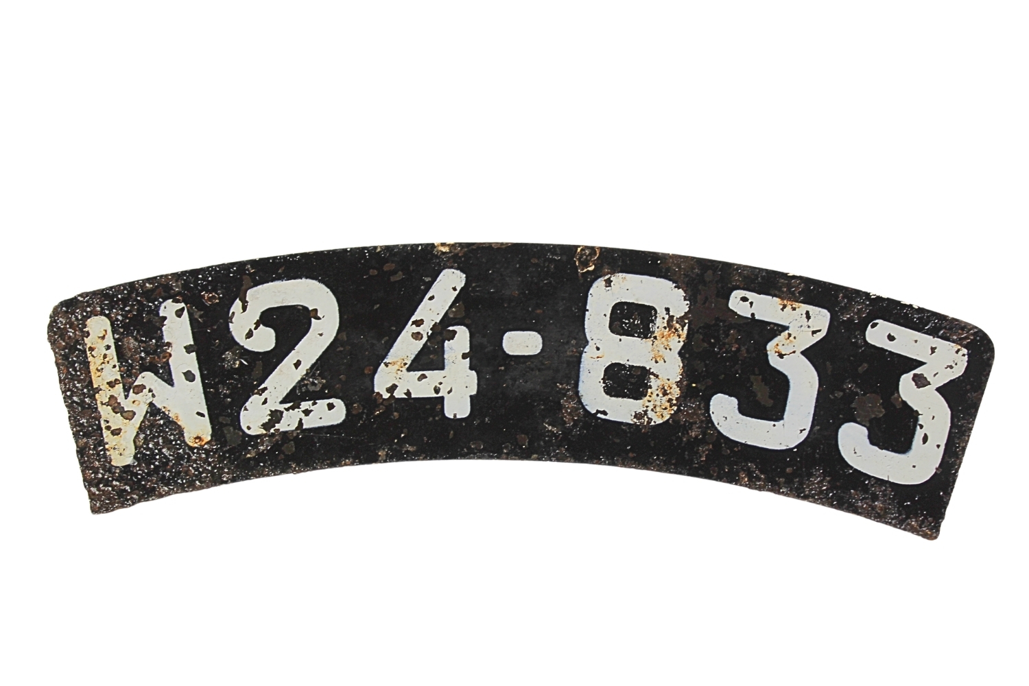 II RP TABLICA REJESTRACYJNA MOTOCYKLA WOJSKOWEGO