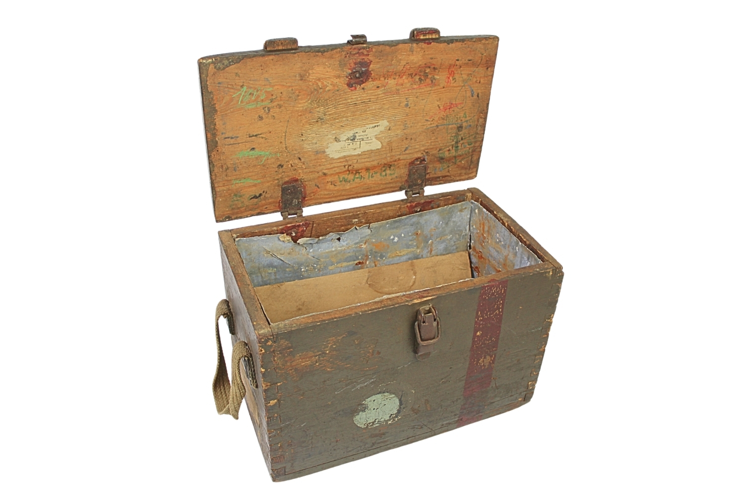 II RP Skrzynia z konserwą na amunicję Kb. Mauser W.Am. nr. 1 1939