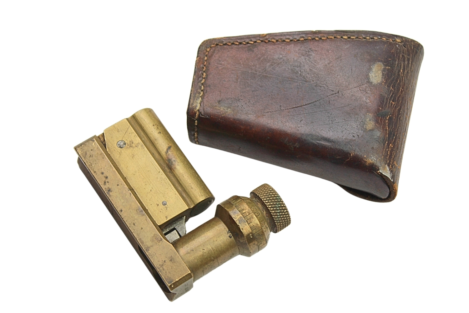 II RP Celownica CKM Hotchkiss „Cel Wilno” z pokrowcem