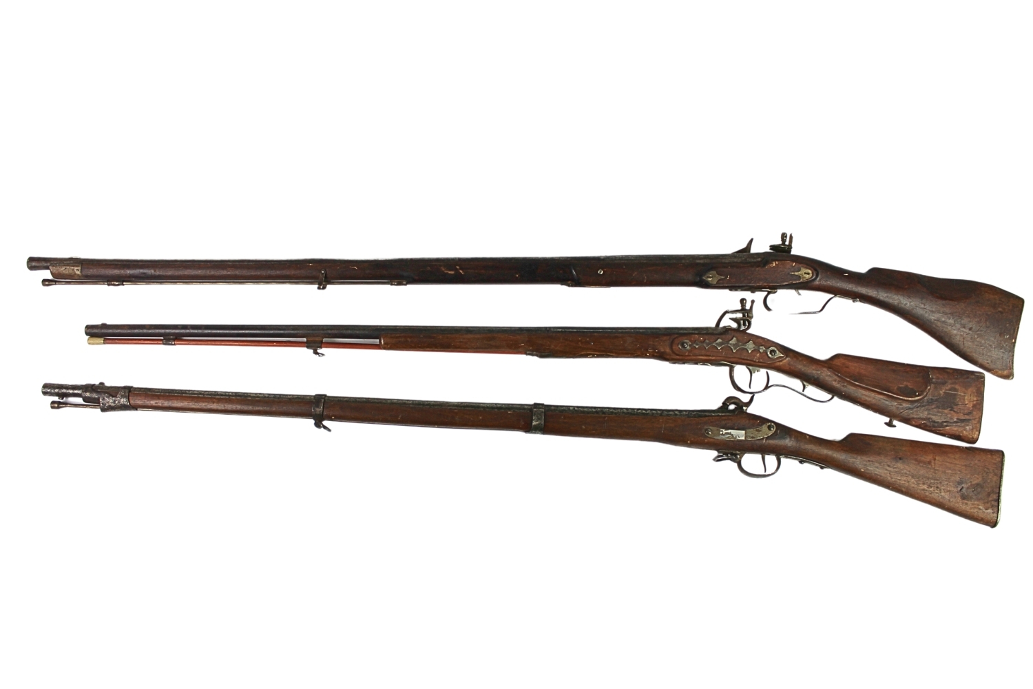 Zestaw karabinów czarnoprochowych 