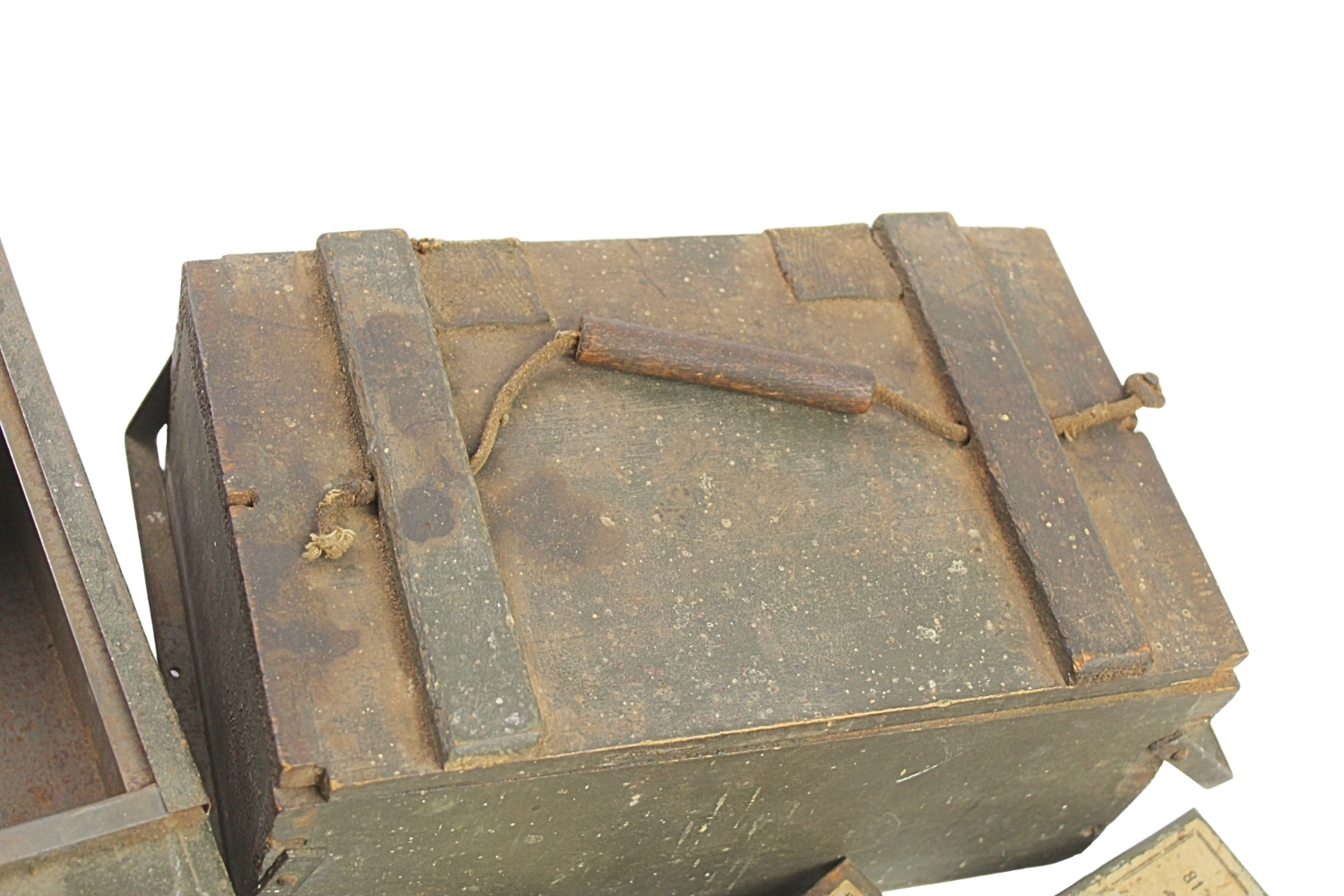 Skrzynka z konserwą na ładunki do moździerza Stockes Brandt 81mm