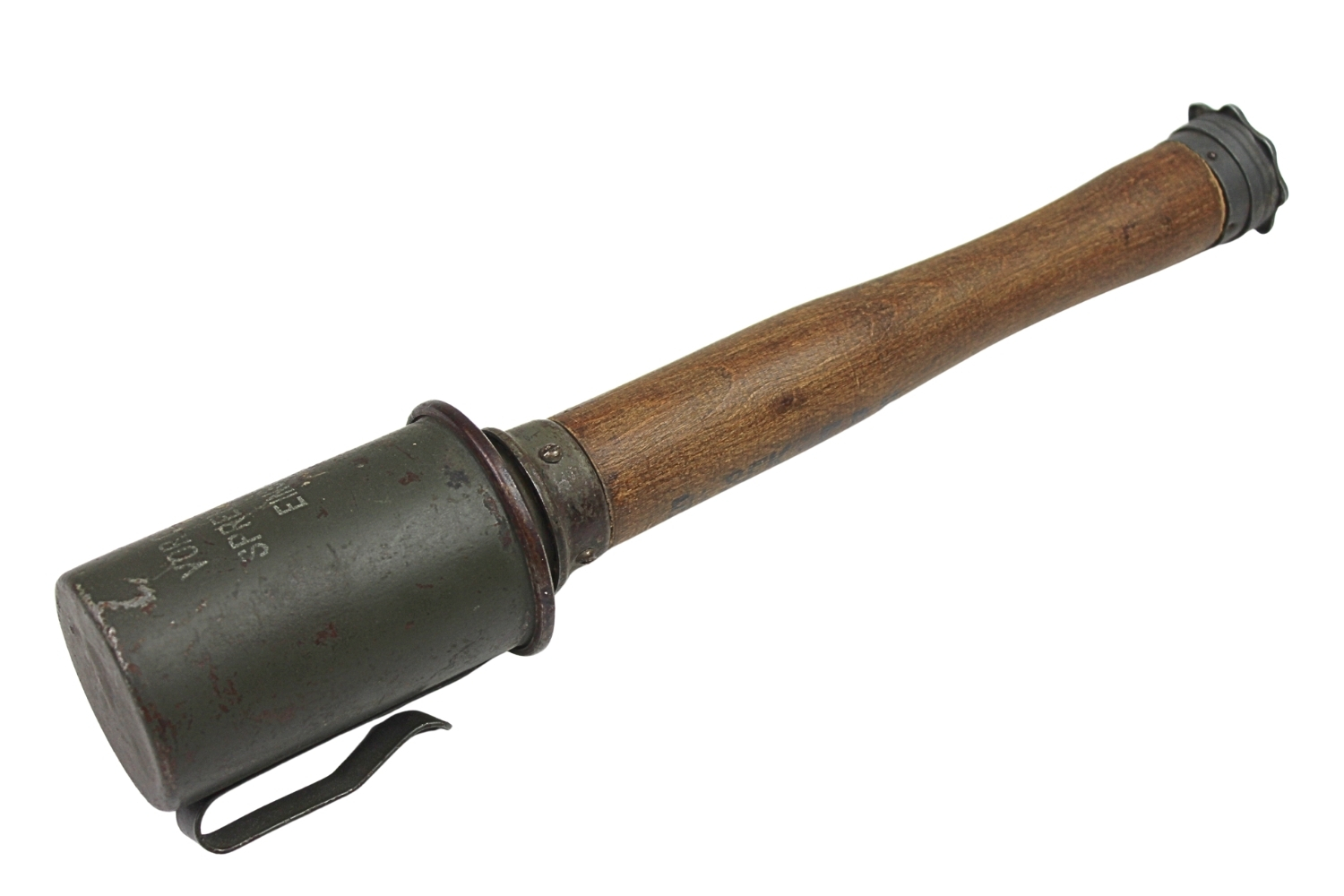 Niemiecki GRANAT TRZONKOWY M1917 stan
