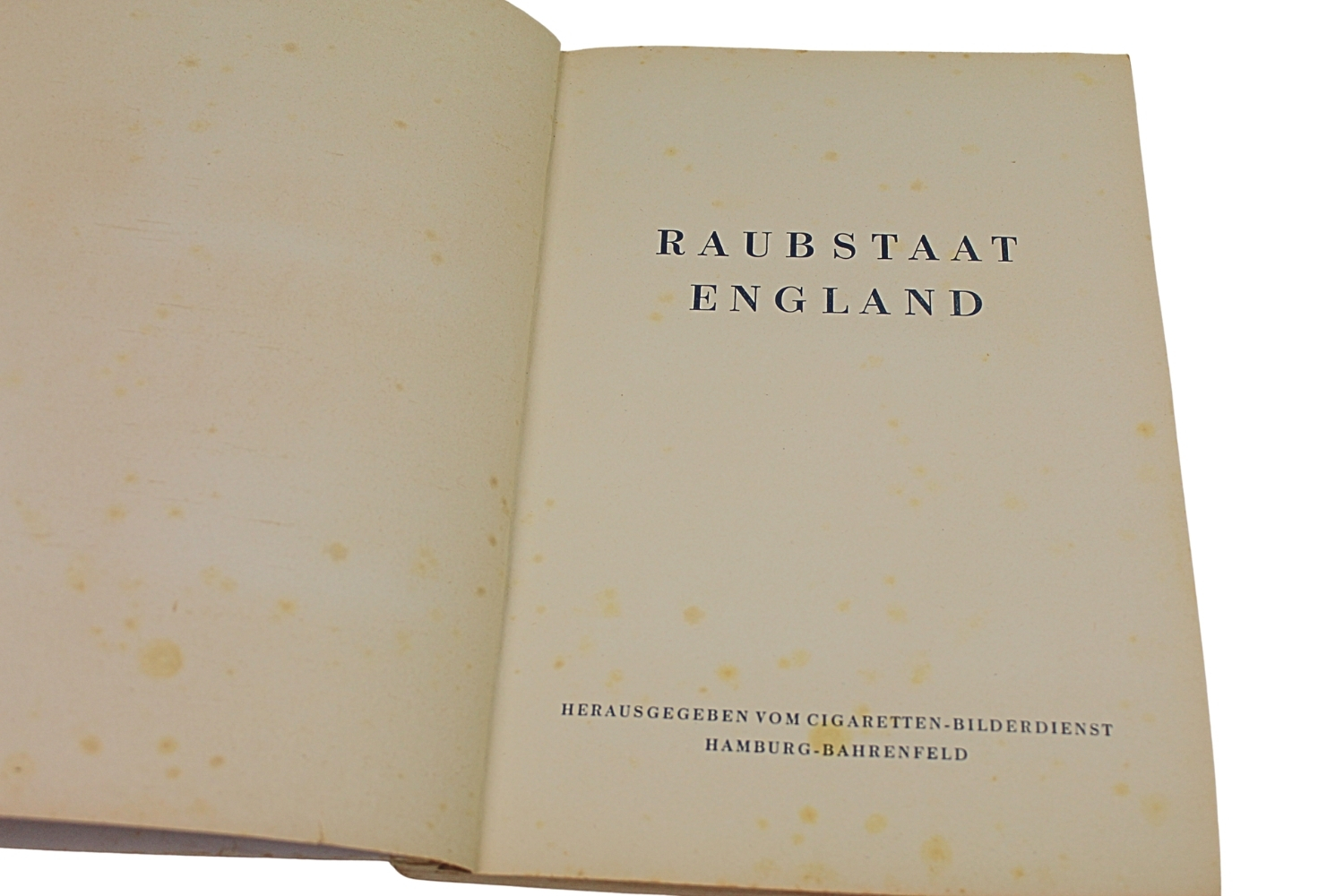 Album propagandowy Raubstaat england