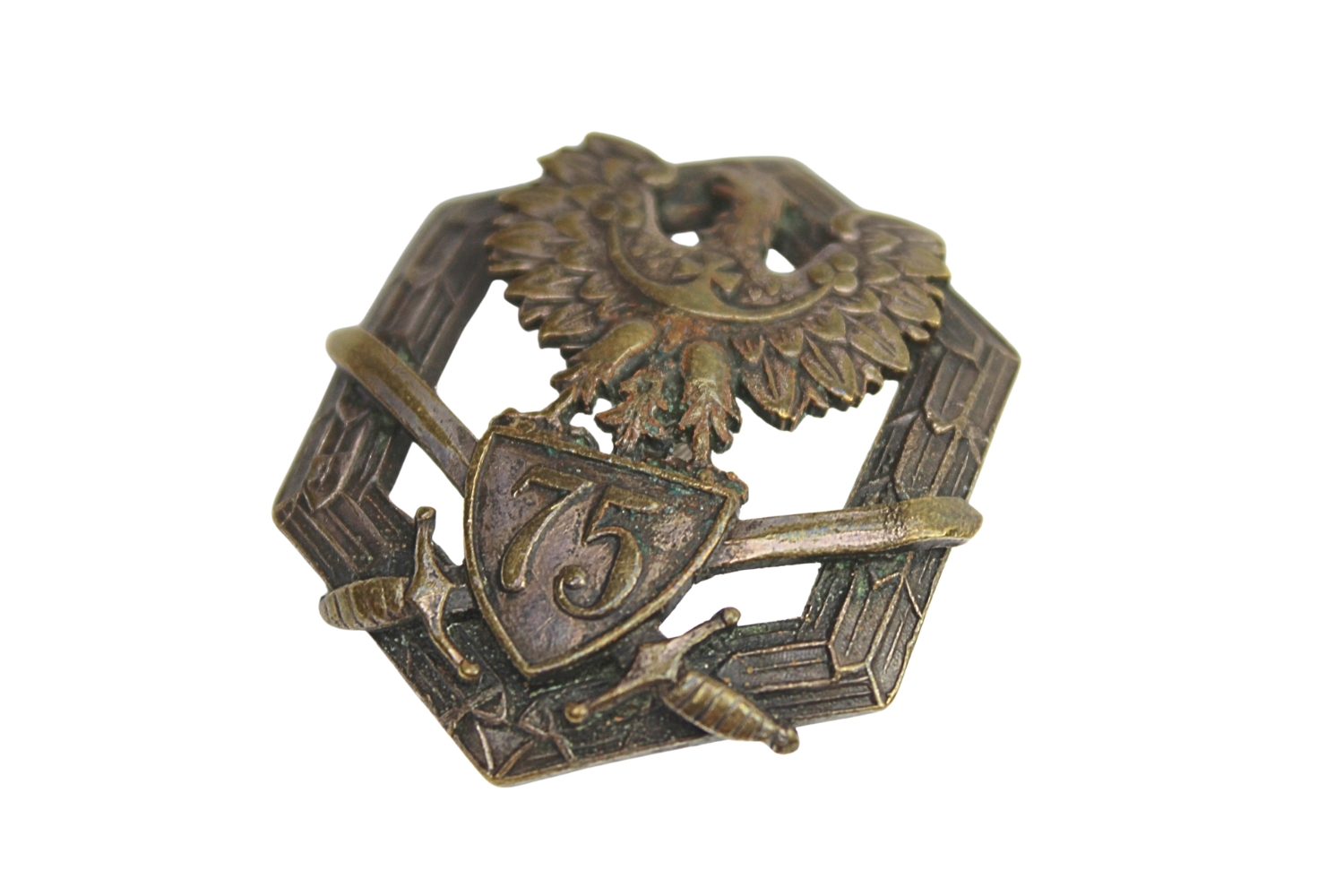 II RP Odznaka 75 Pułk Piechoty Gontarczyk 