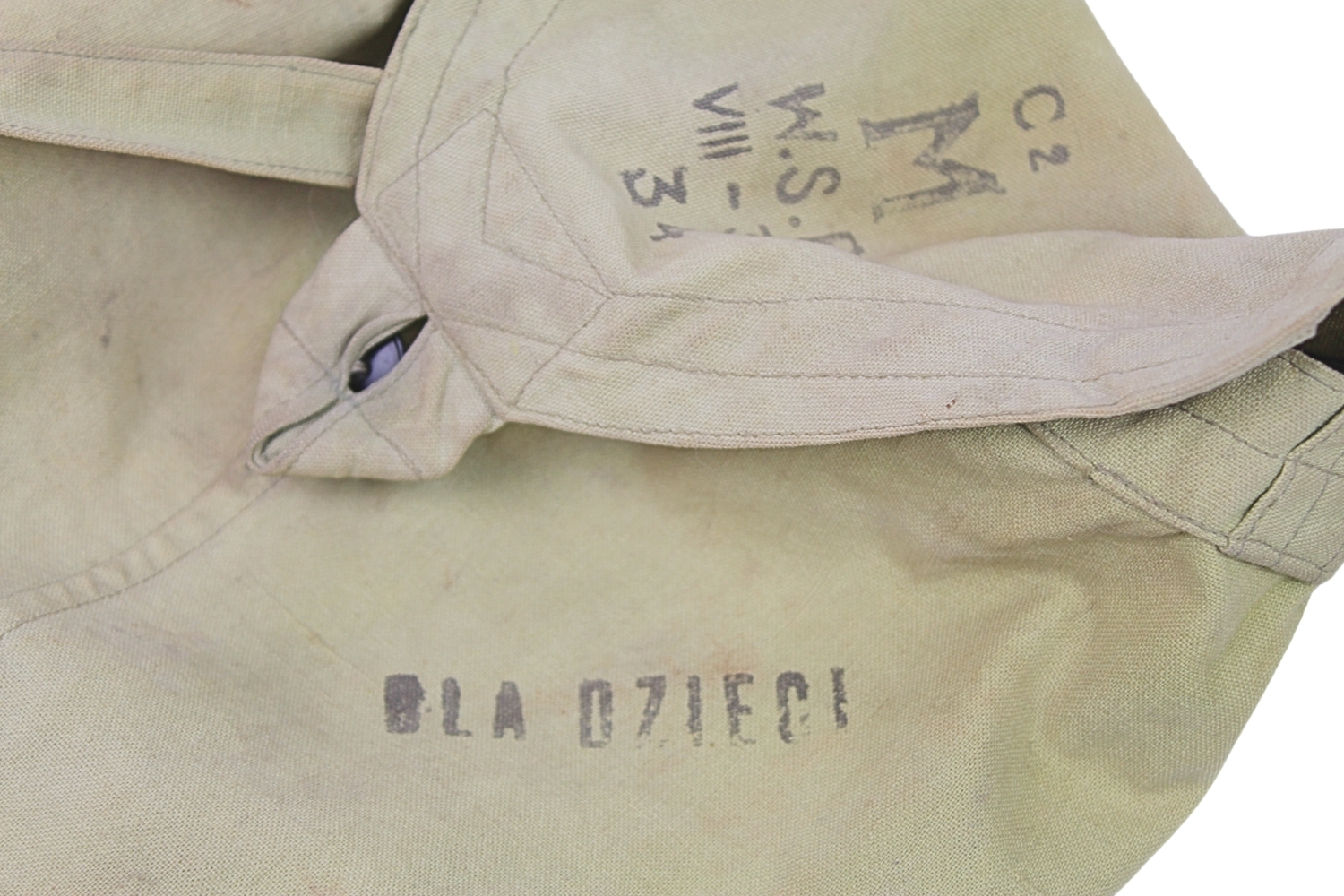 II RP Maska C2 Sanok 1939 dla dzieci z torbą