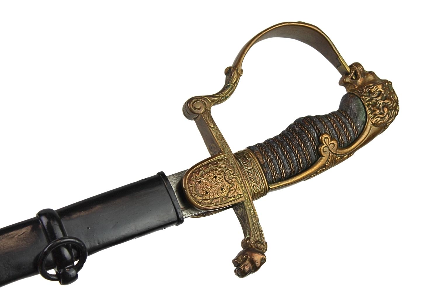 Oficerska szabla z głownią szabli francuskiej 1822