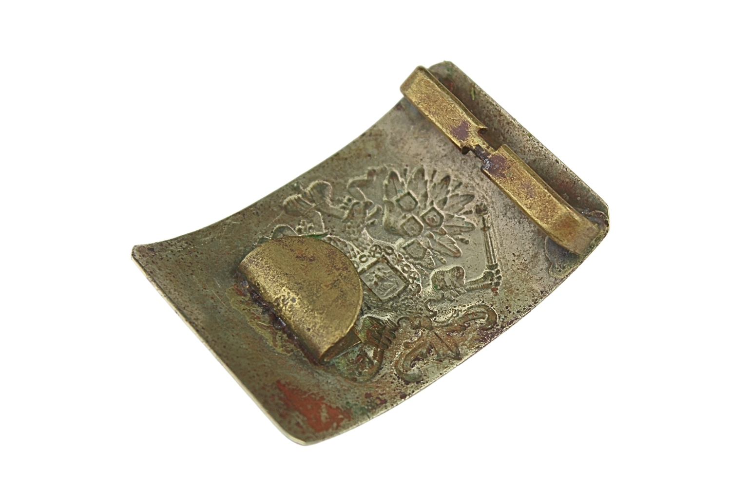 KLAMRA CARSKA GWARDII BIAŁY METAL