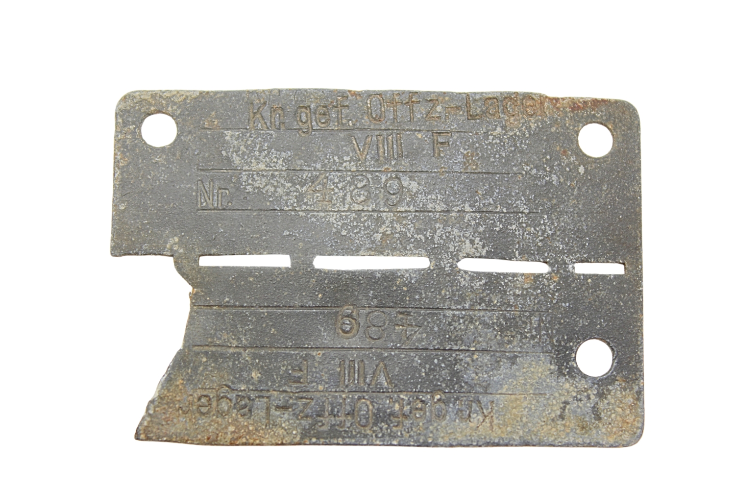 Nieśmiertelnik Oflag VIII F