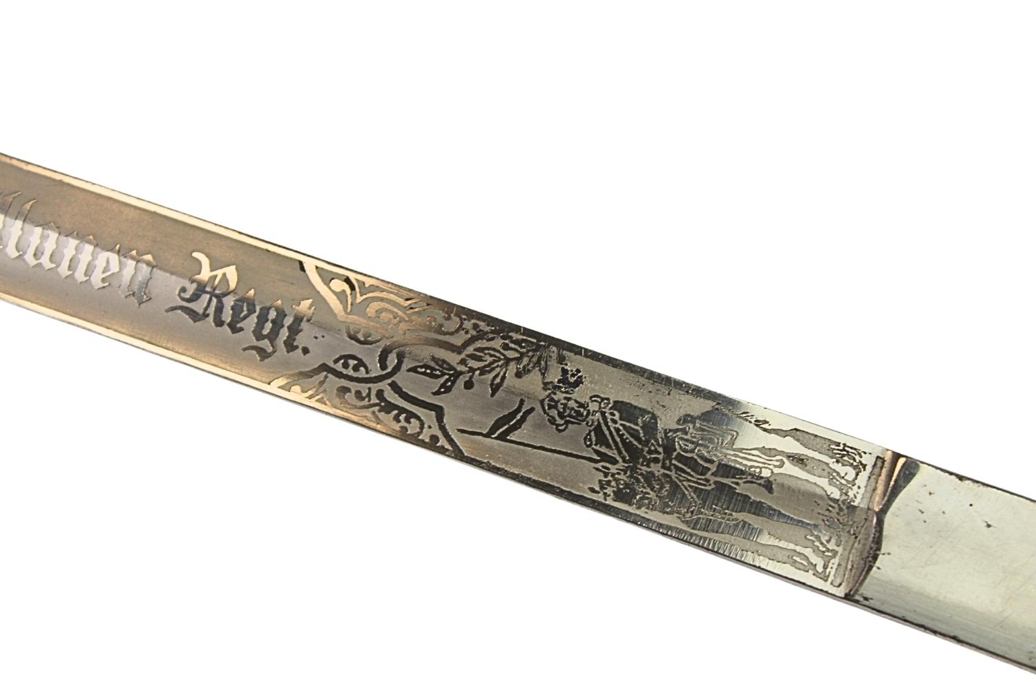 Pałasz Pruski 1 Szwadron 1 Pułku Ułanów Gwardii D.R.G.M. 