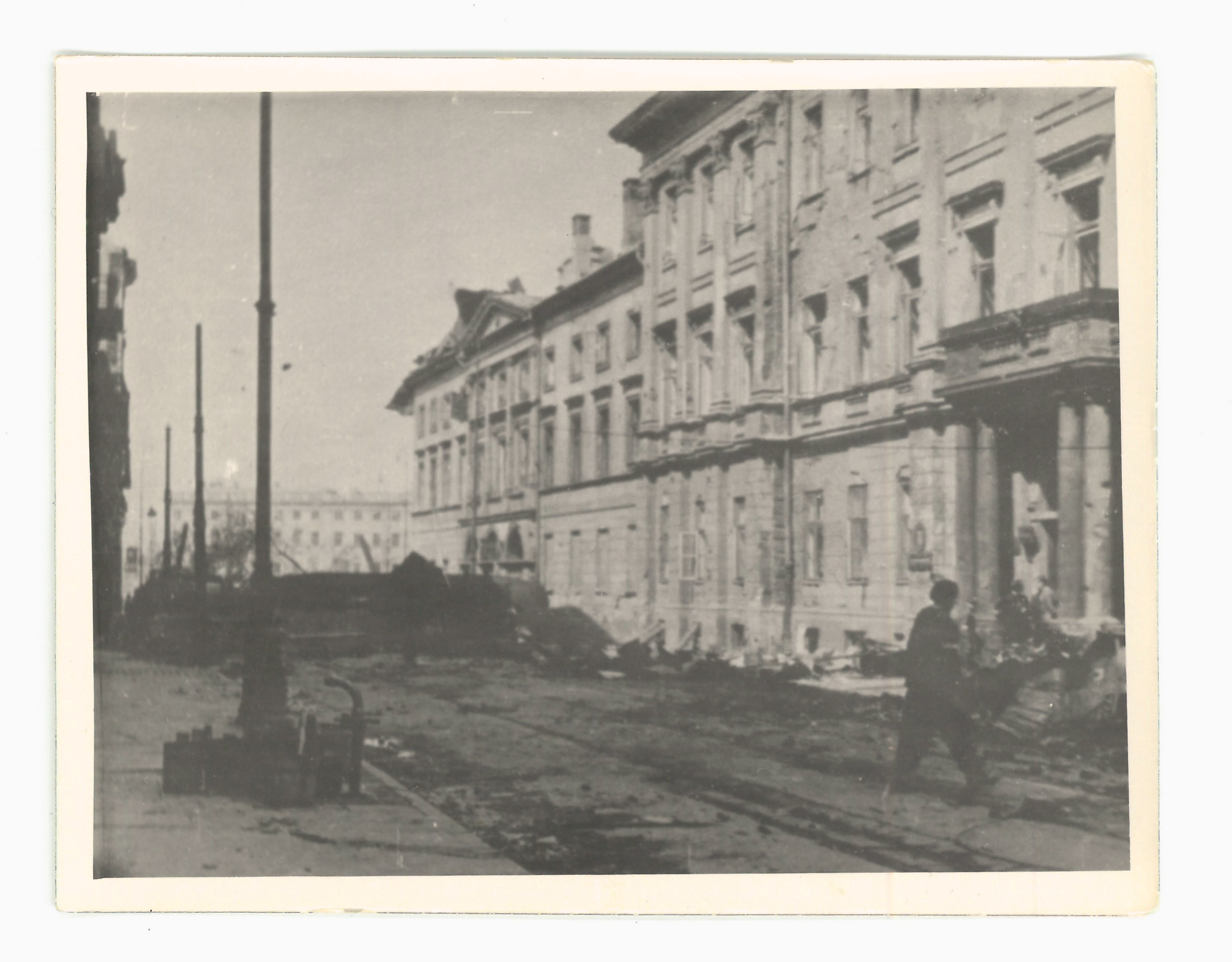 Powstanie Warszawskie Szczątki Liberatora KG-836 ul. Miodowa