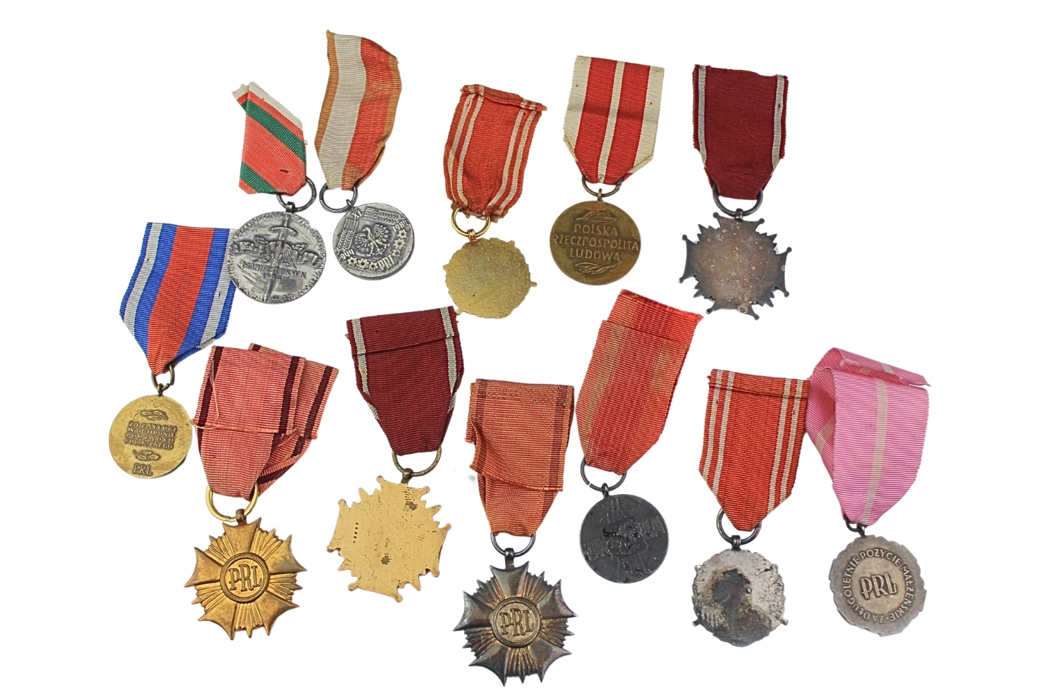 Zestaw medali PRL