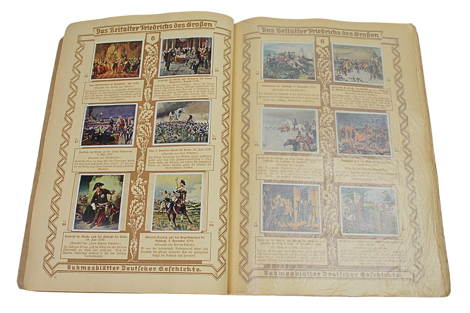 Album Ruhmesblätter Deutscher Geschichte