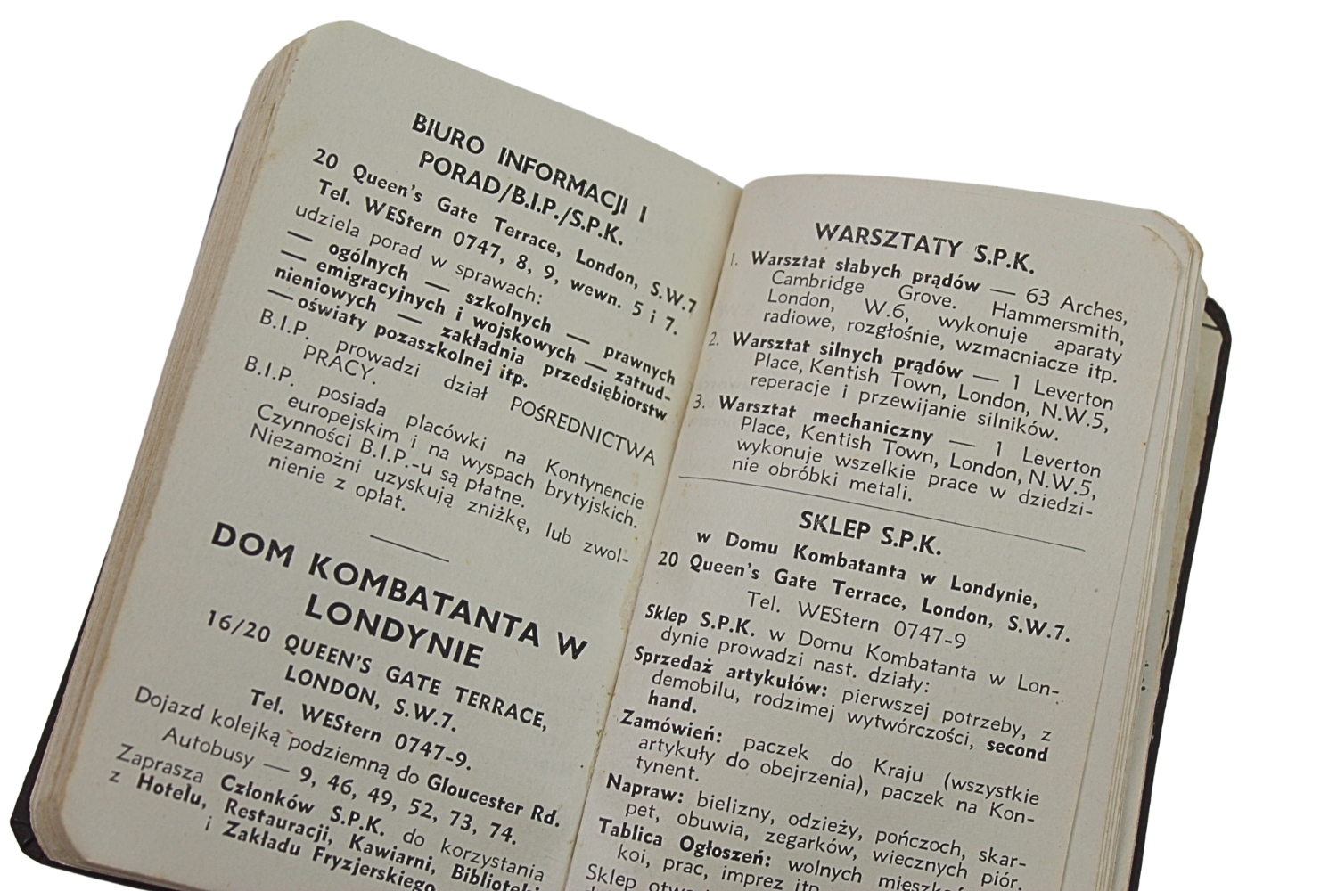 Kalendarzyk kombatanta SPK 1949