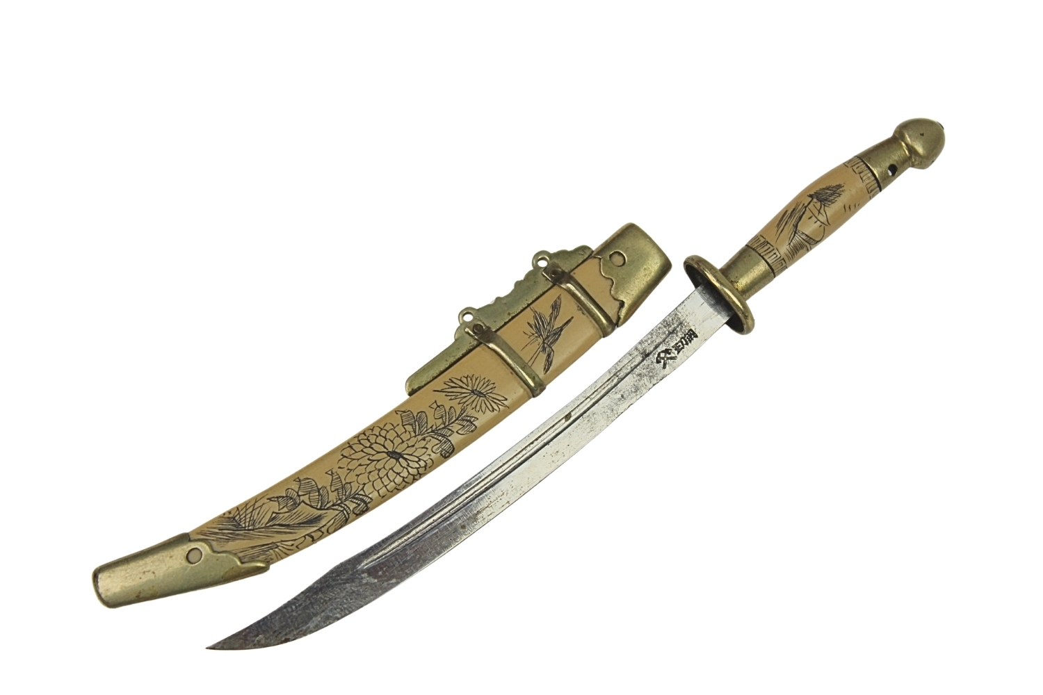 NÓŻ DO LISTÓW W OPRAWIE Z KOŚCI CHINY