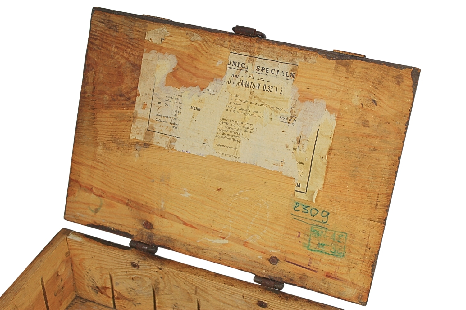 II RP Skrzynka na granaty obronne i zaczepne wz.33 1938 Fort Bema 