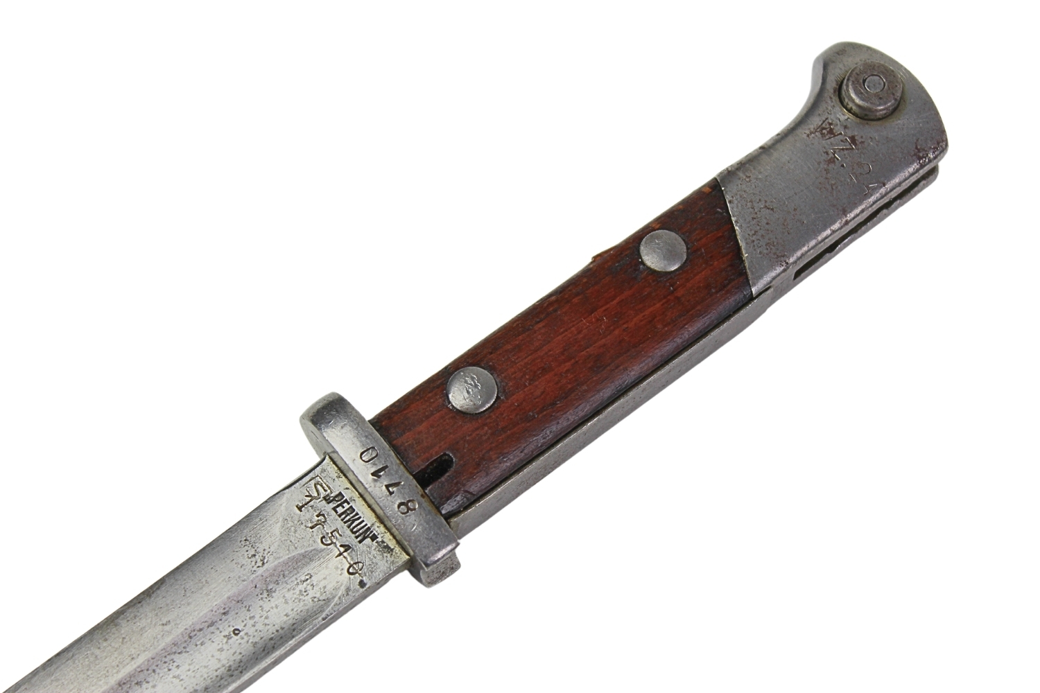 II RP Bagnet wz.24 "Perkun" z oznaczeniem wzoru