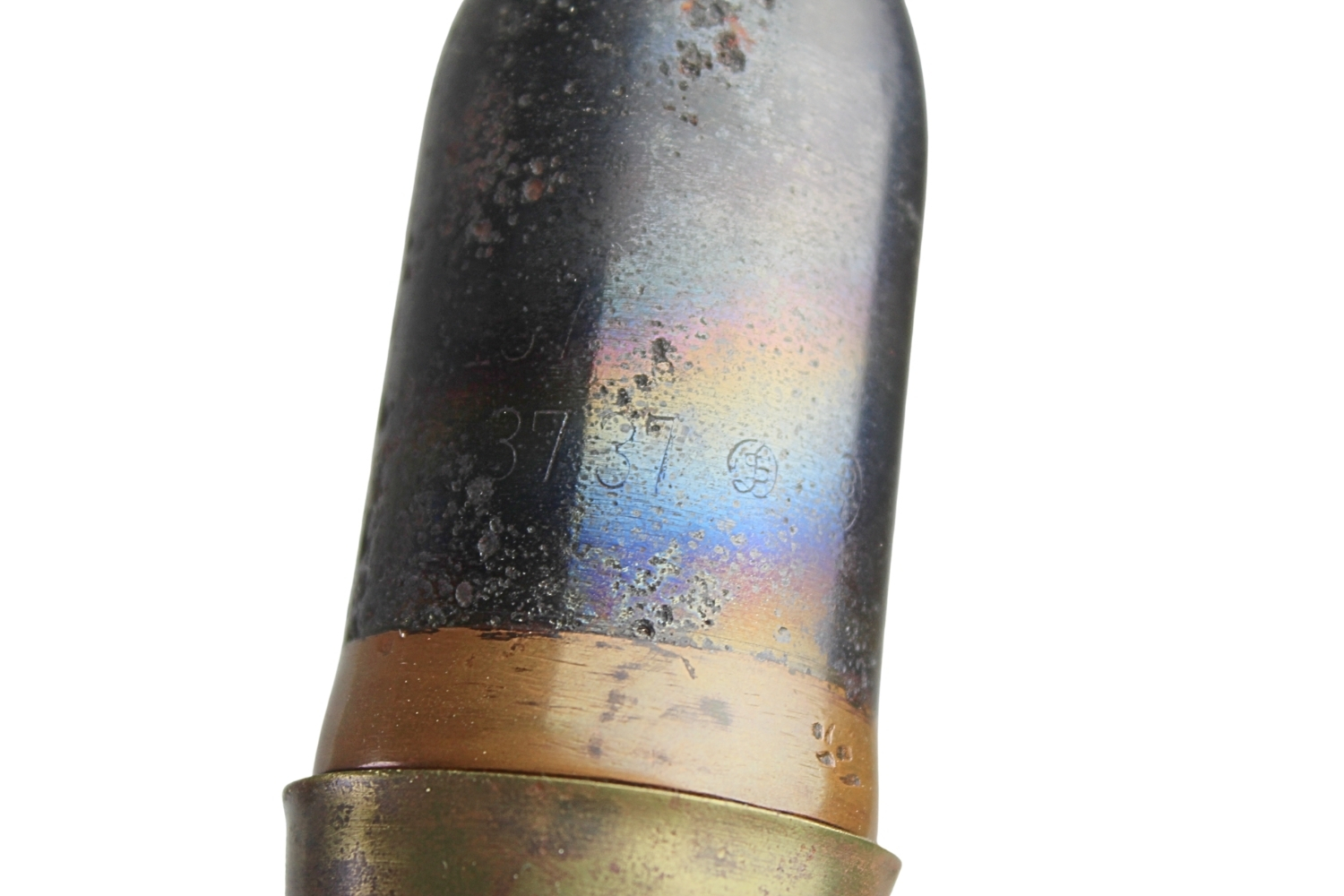 II RP NABÓJ BOFORS 37MM WZ. 36 P.PANC SKORUPA DEKORACYJNA