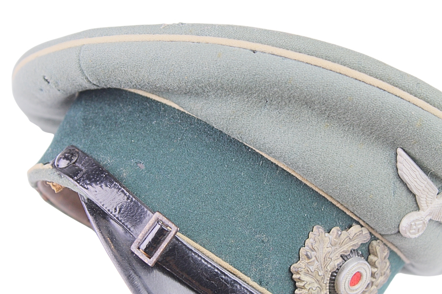 II Wojna Światowa III Rzesza - Czapka garnizonowa piechoty Wehrmachtu