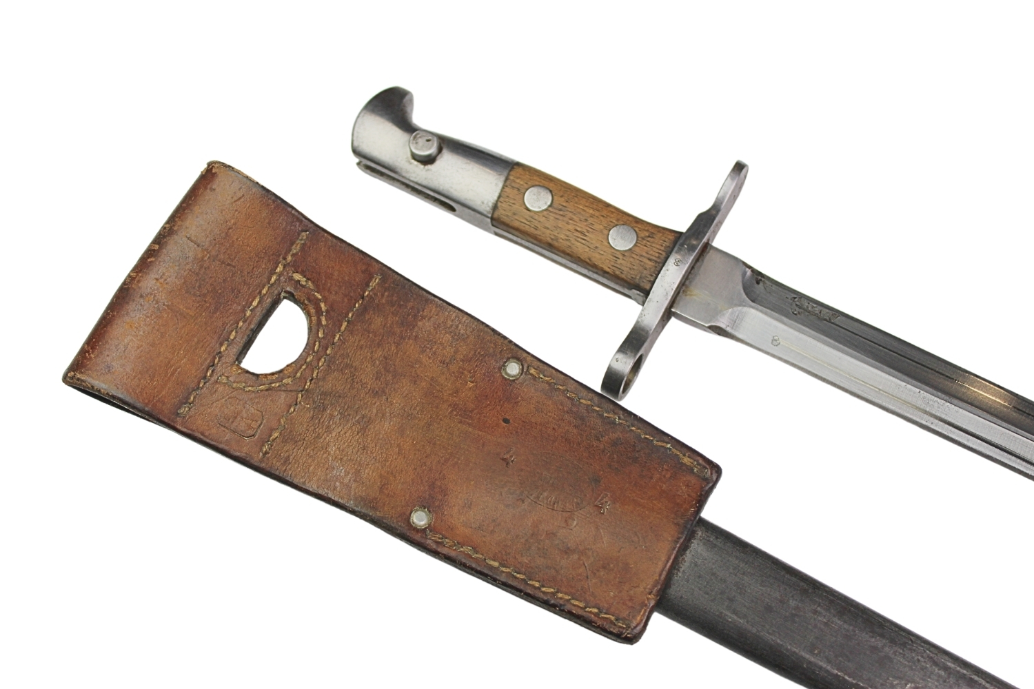 Bagnet Szwajcarski wz.1918 Waffenfabrik Neuhausen z żabką