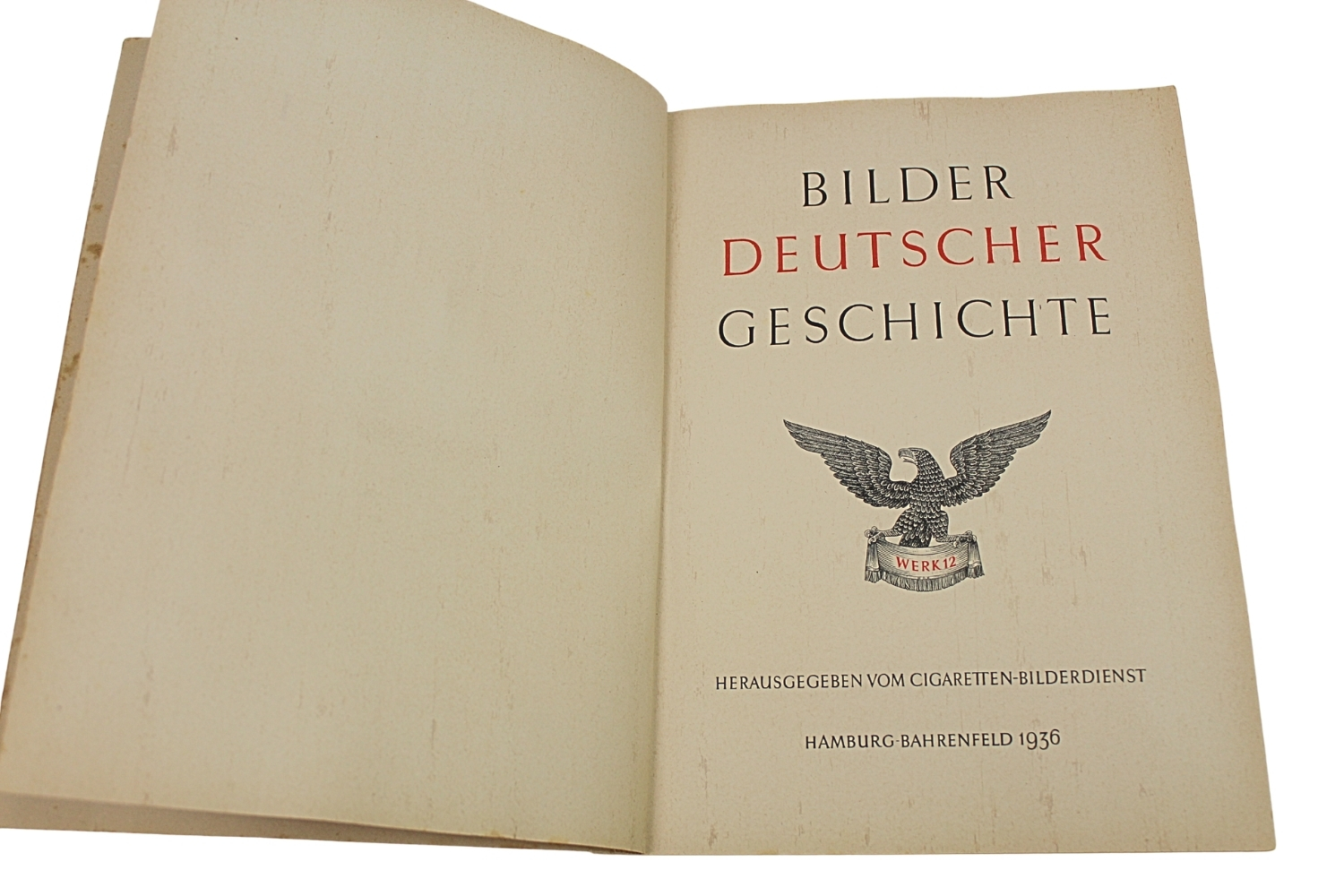 Album Bilder Deutscher Geschichte 1936