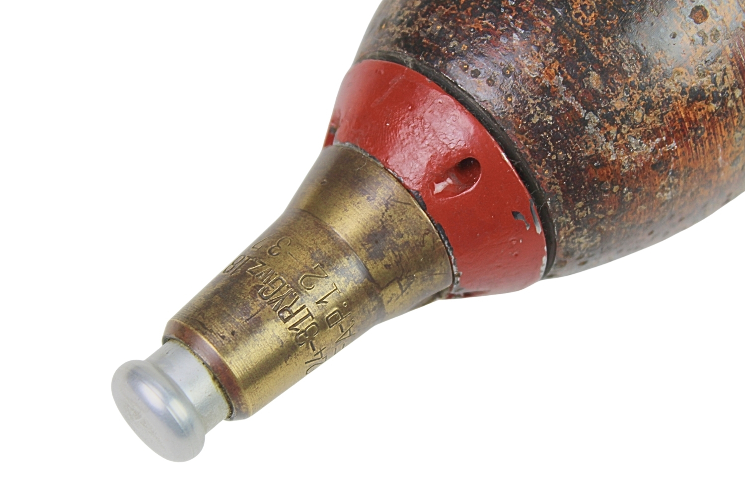 II RP NABÓJ SCHNEIDER 75MM wz.97 z granatem wz.15 SKORUPA DEKORACYJNA