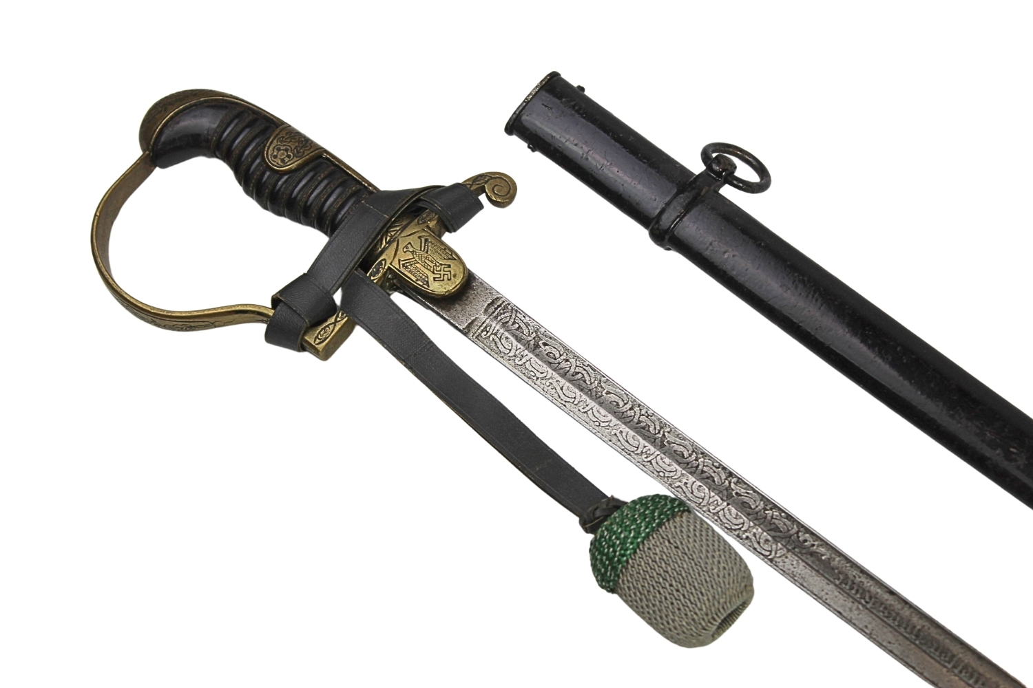 Szabla oficera Wehrmachtu dekor z temblakiem